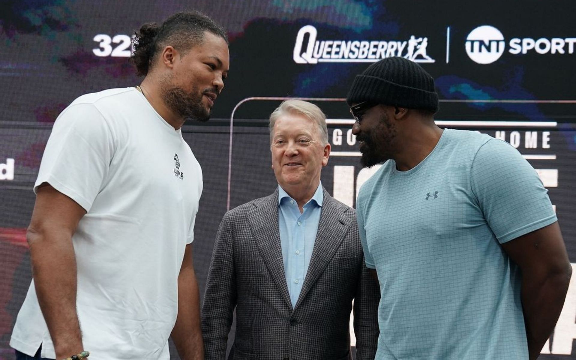  Joe Joyce (left) predicts his fight with Derek Chisora (right). [Image courtsey: @joejoyceboxing on Instagram] 