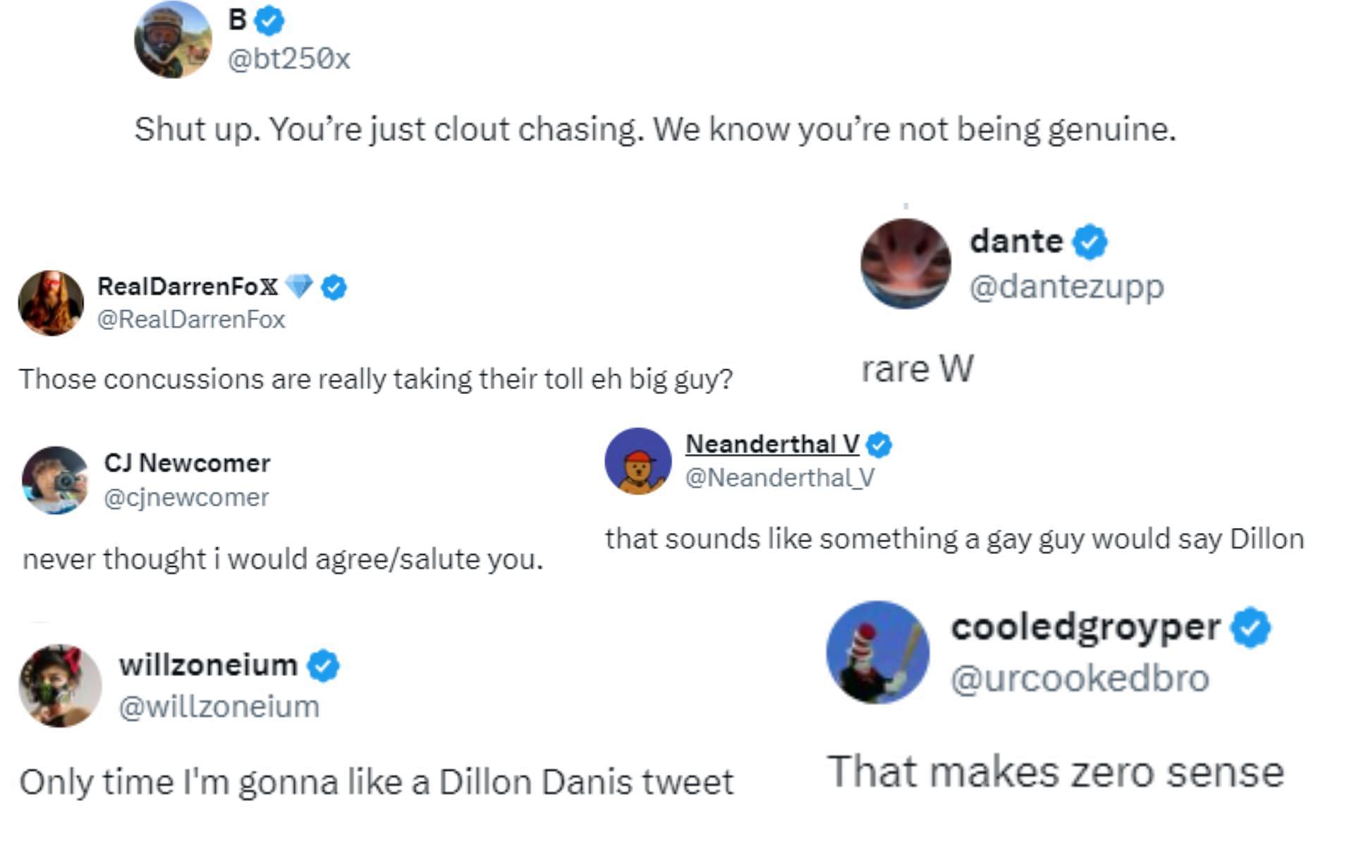 Fans react to Danis&#039; post on X