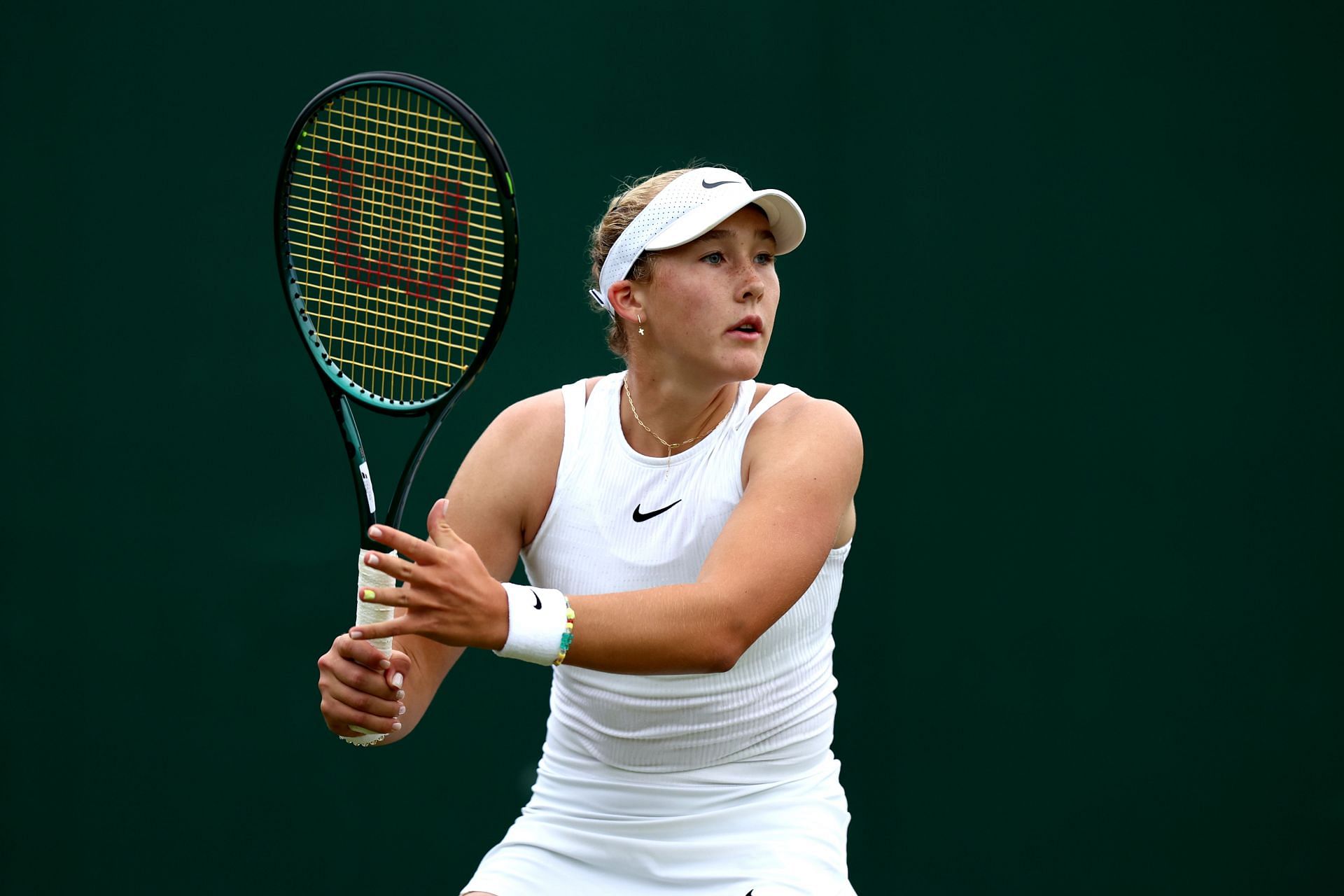 Mirra Andreeva at the 2024 Wimbledon Championships