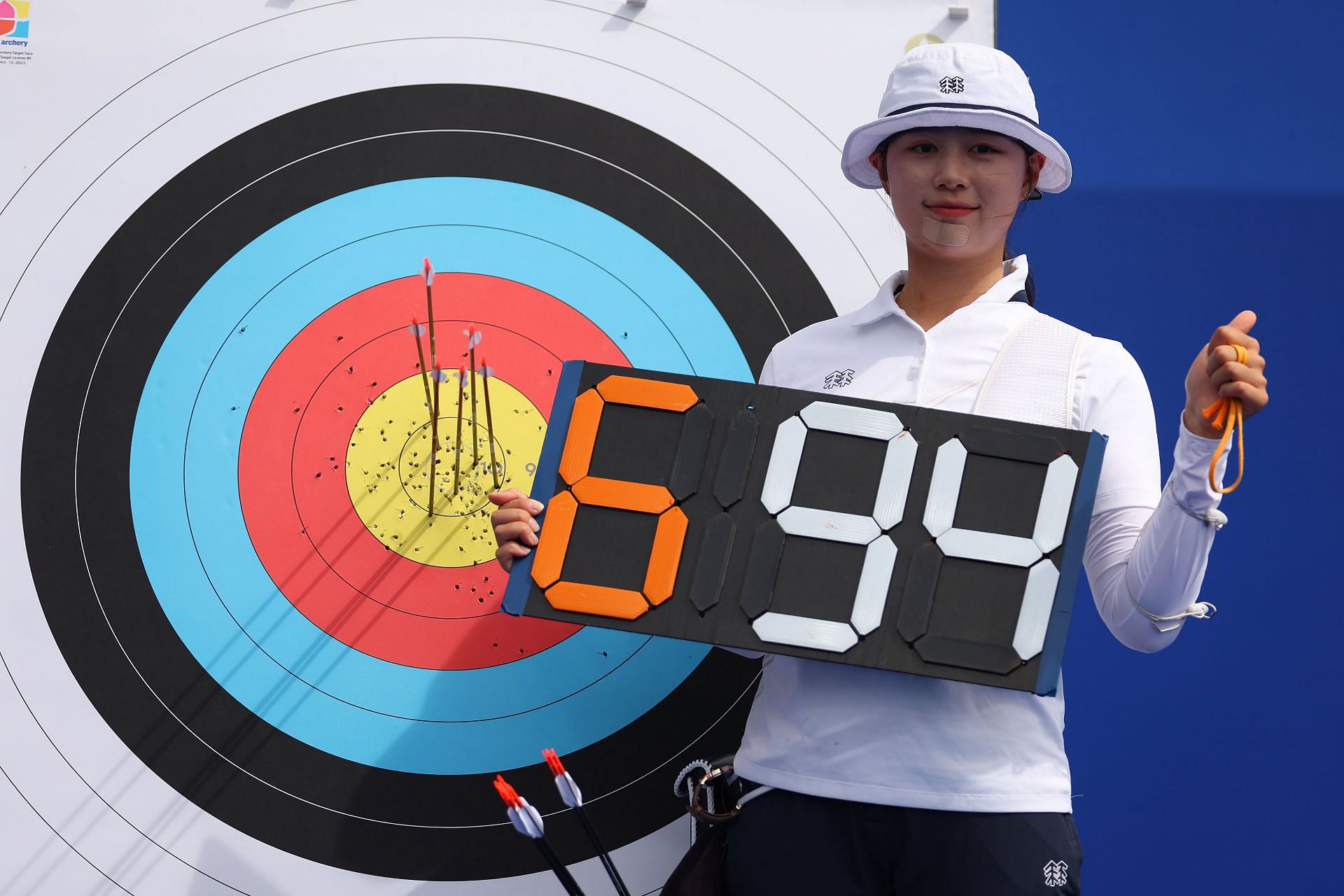 Archer Lim Si-hyeon at the Olympic Games Paris 2024[Getty]