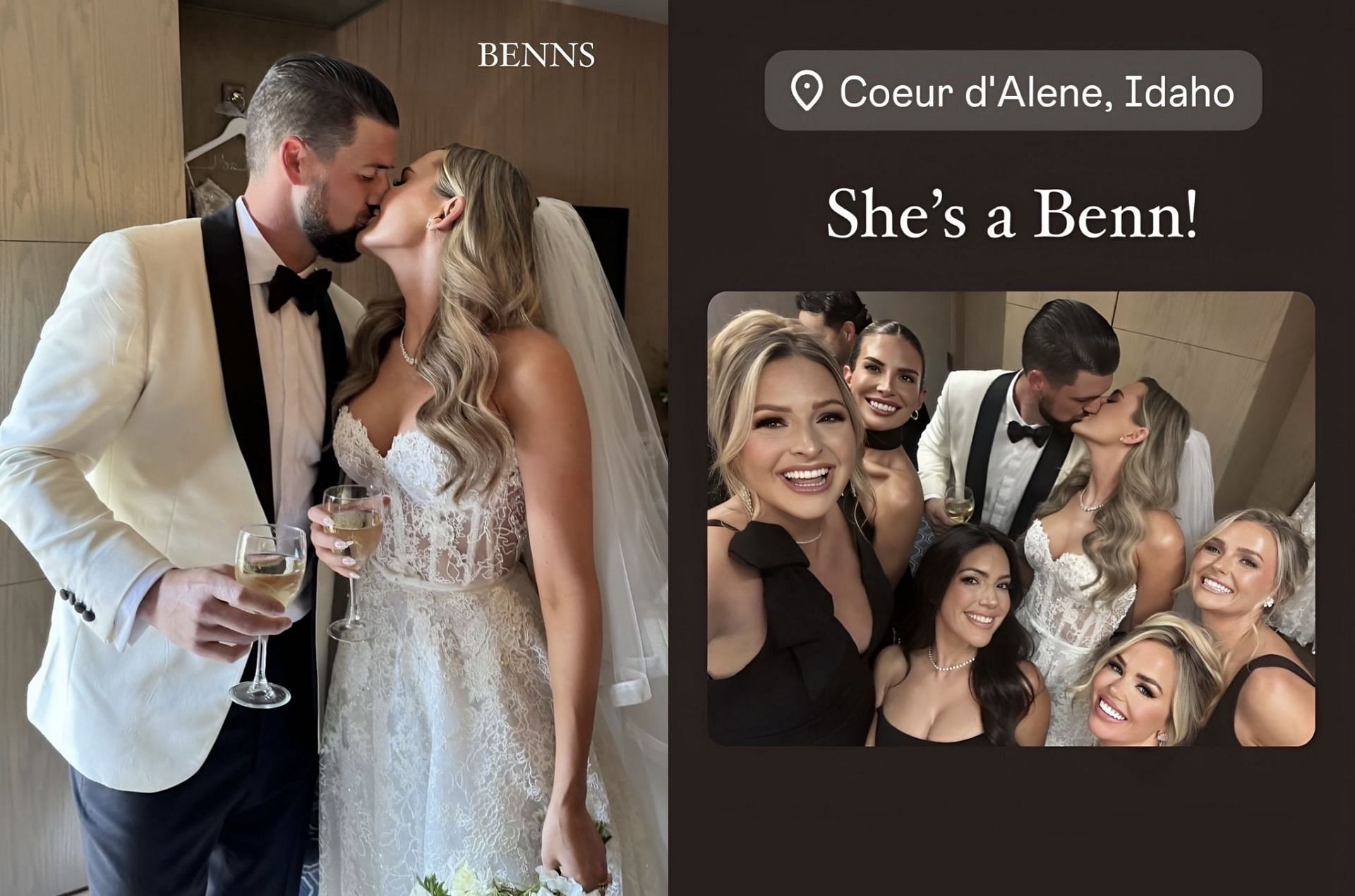 Jamie Benn ties the knot with Jessica Bennett in mesmerizing Lake Coeur d