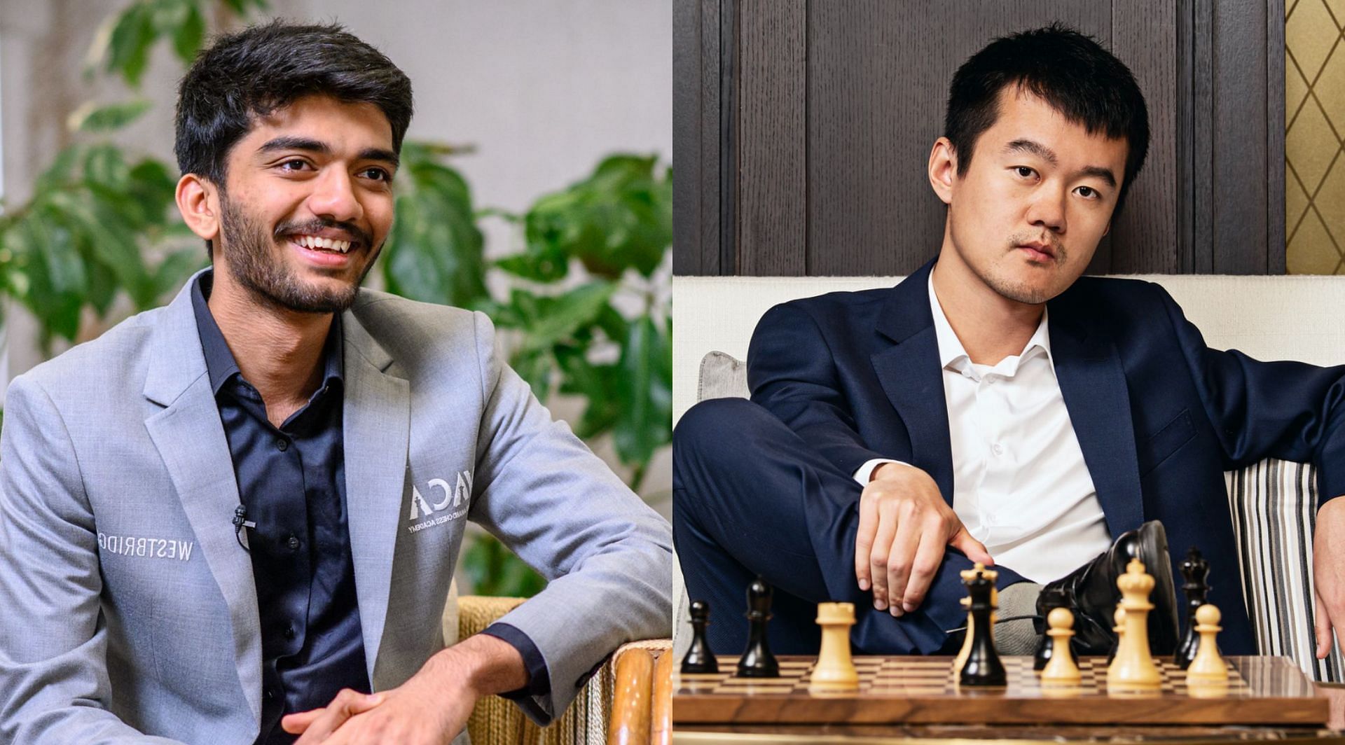 Gukesh D and Ding Liren will lock horns in the much-awaited clash. (Credit: FIDE/X)