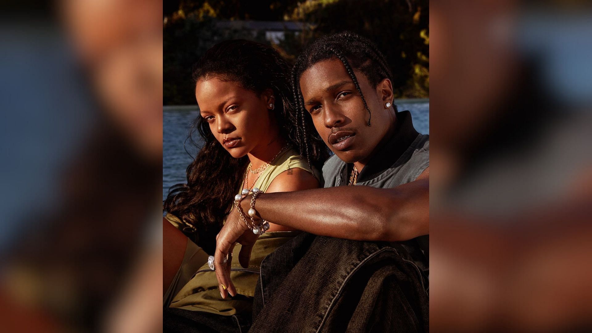 Rihanna and Asap Rocky (Image via Instagram/@badgalriri)