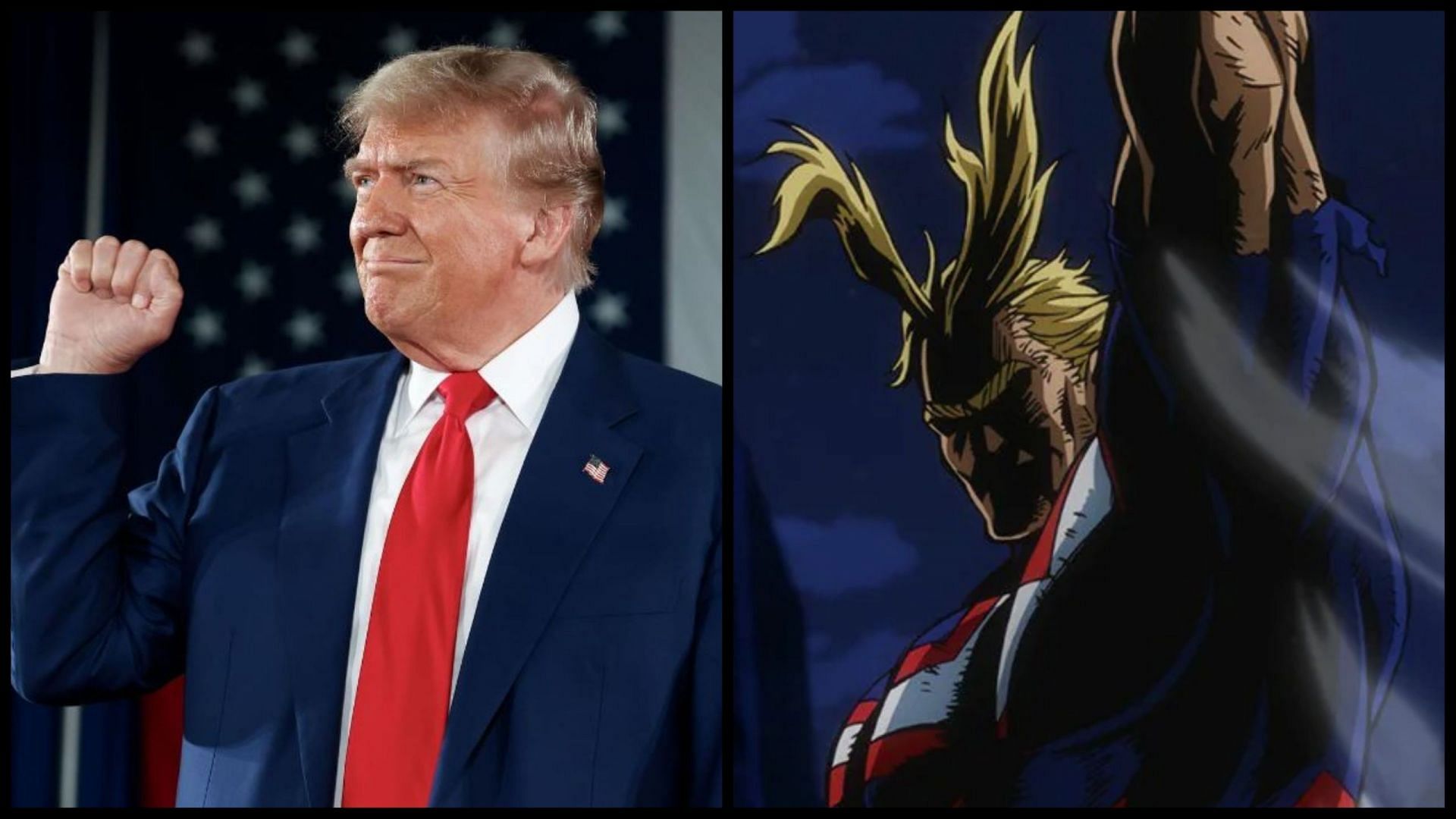 My Hero Academia fans find an uncanny resemblance between Trump and All Might in a way no one expected