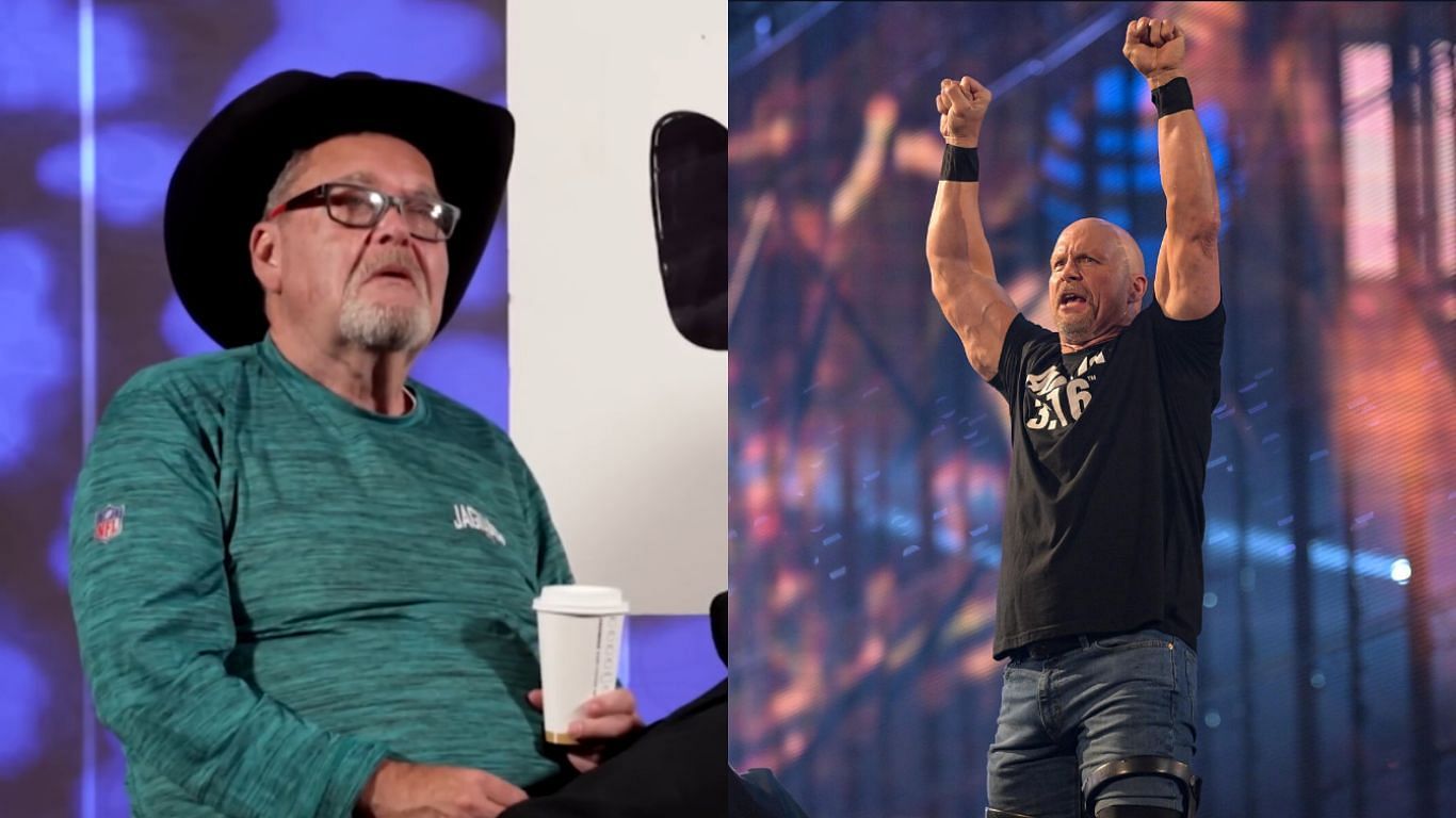 Jim Ross currently works as a commentator in AEW [Image Source: WWE.com, AEW YouTube]