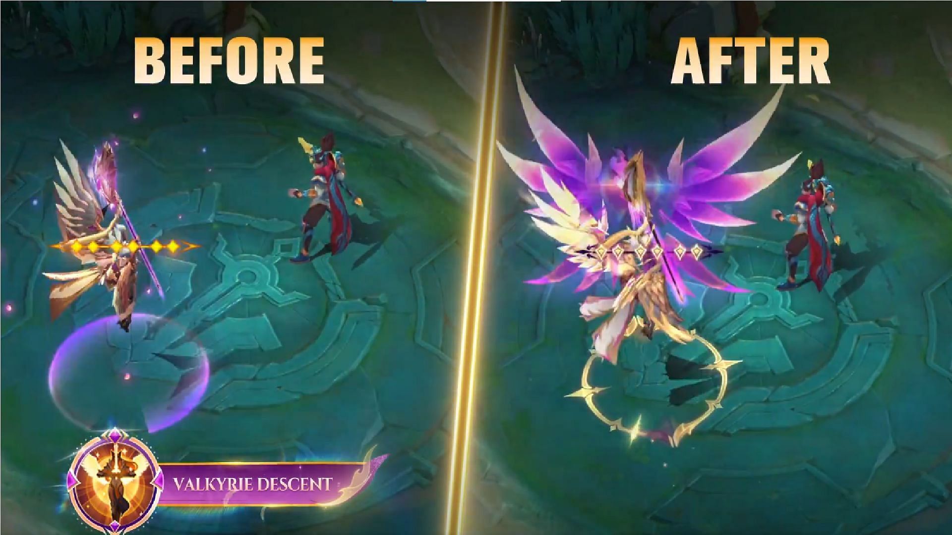 There is a new Graffiti animation when Freya uses her ultimate in this costume (Image via Moonton Games)