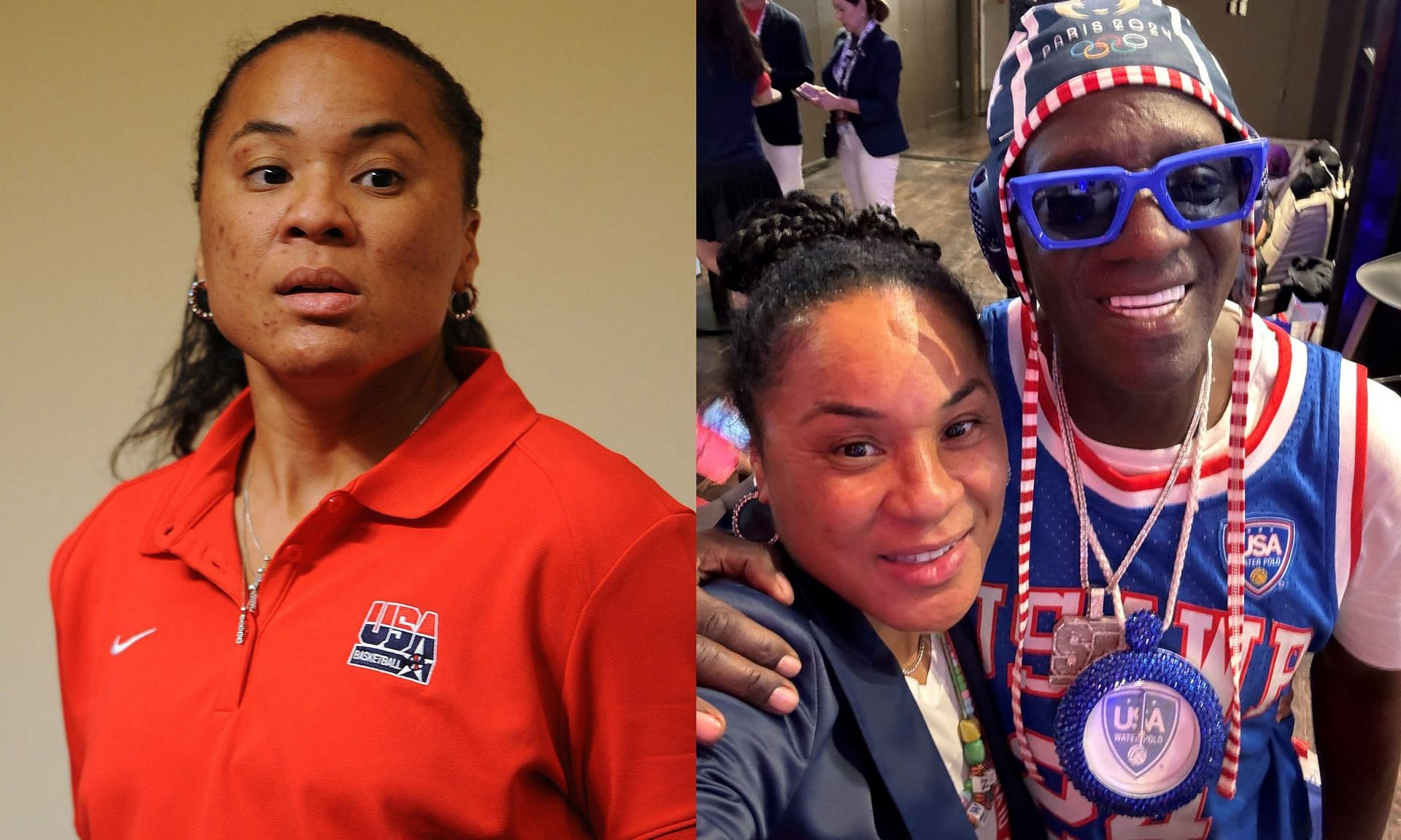 Dawn Staley shares glimpses from her Day 2 fun at Paris Olympics.