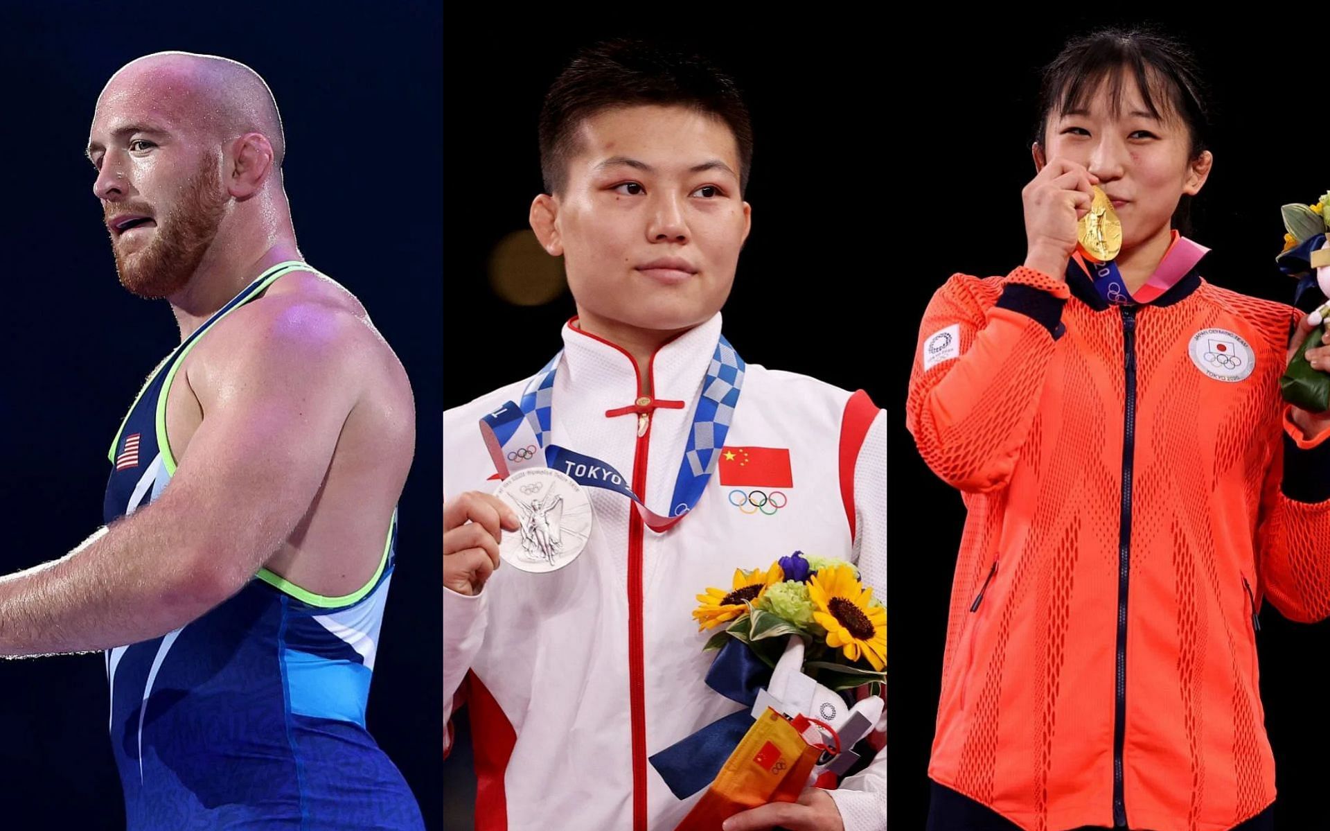 A total of 288 wrestlers will compete at Paris 2024. (Images via Getty)