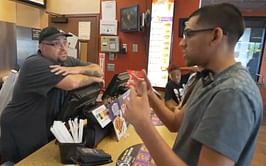 N3on claims a Jack in the Box employee stole $2,000 using his credit card, threatens to call the police