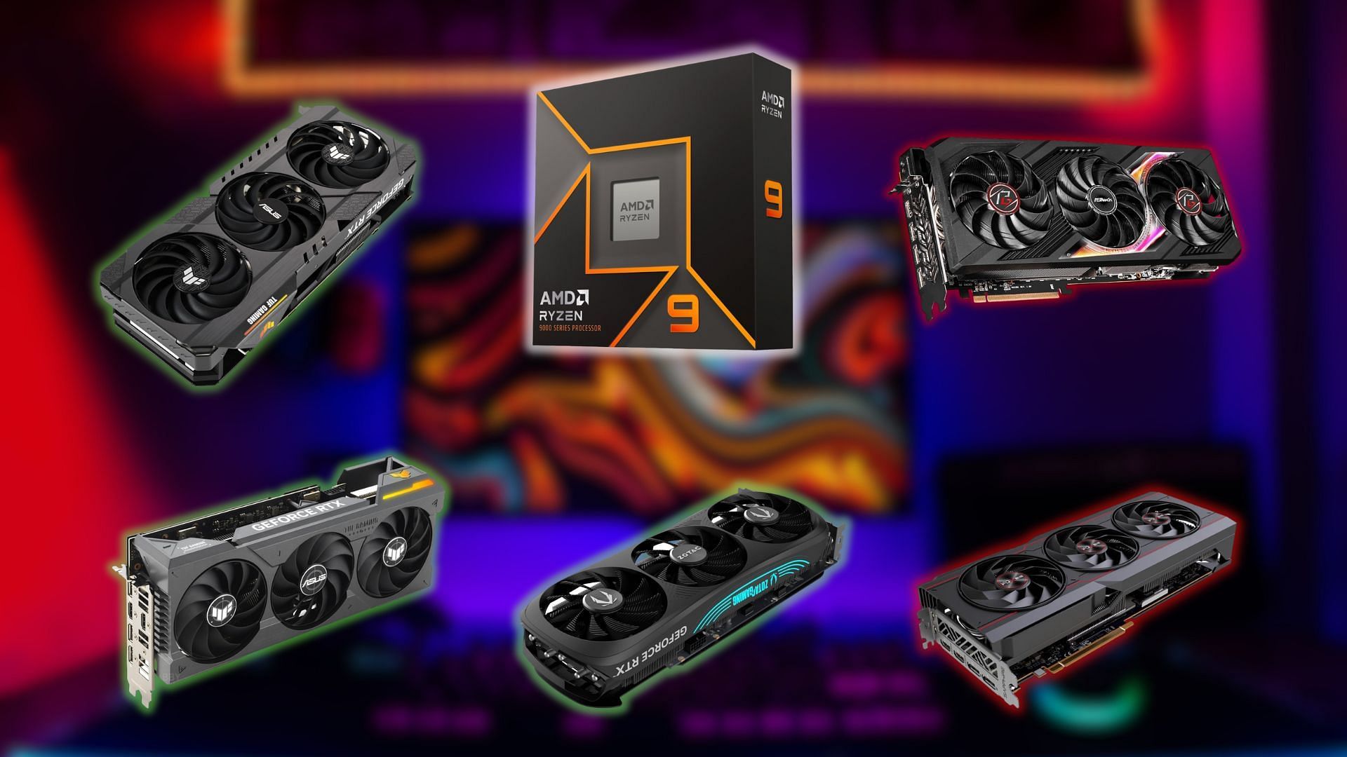 5 best graphics cards to pair with Ryzen 9 9950X