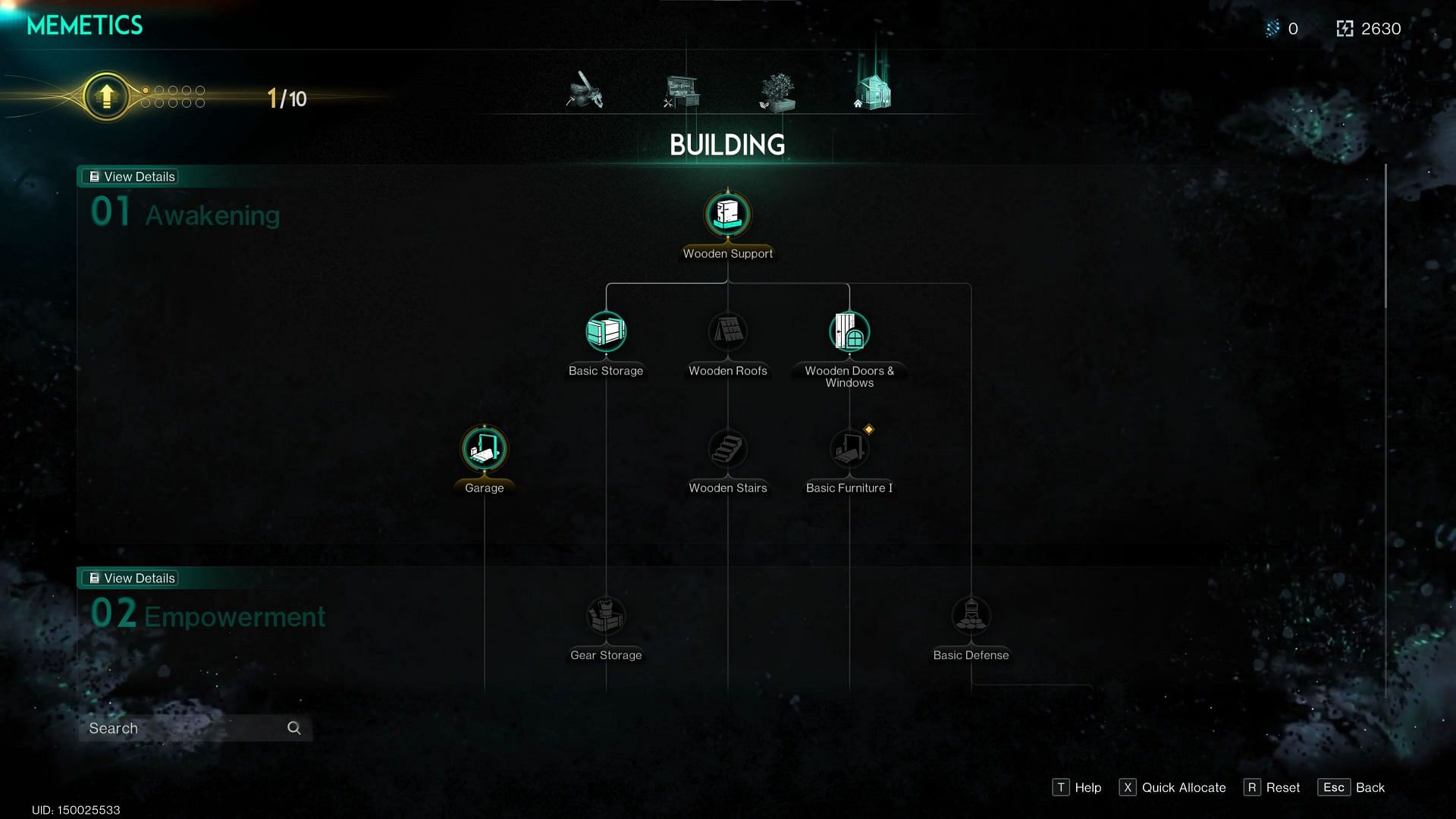 The Memetics trees dictate most of your progression (Image via Starry Studio)