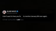 Blaire White's controversial post on X (Image via MsBlaireWhite/X)