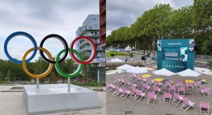 Where is the Olympic Village in Paris?