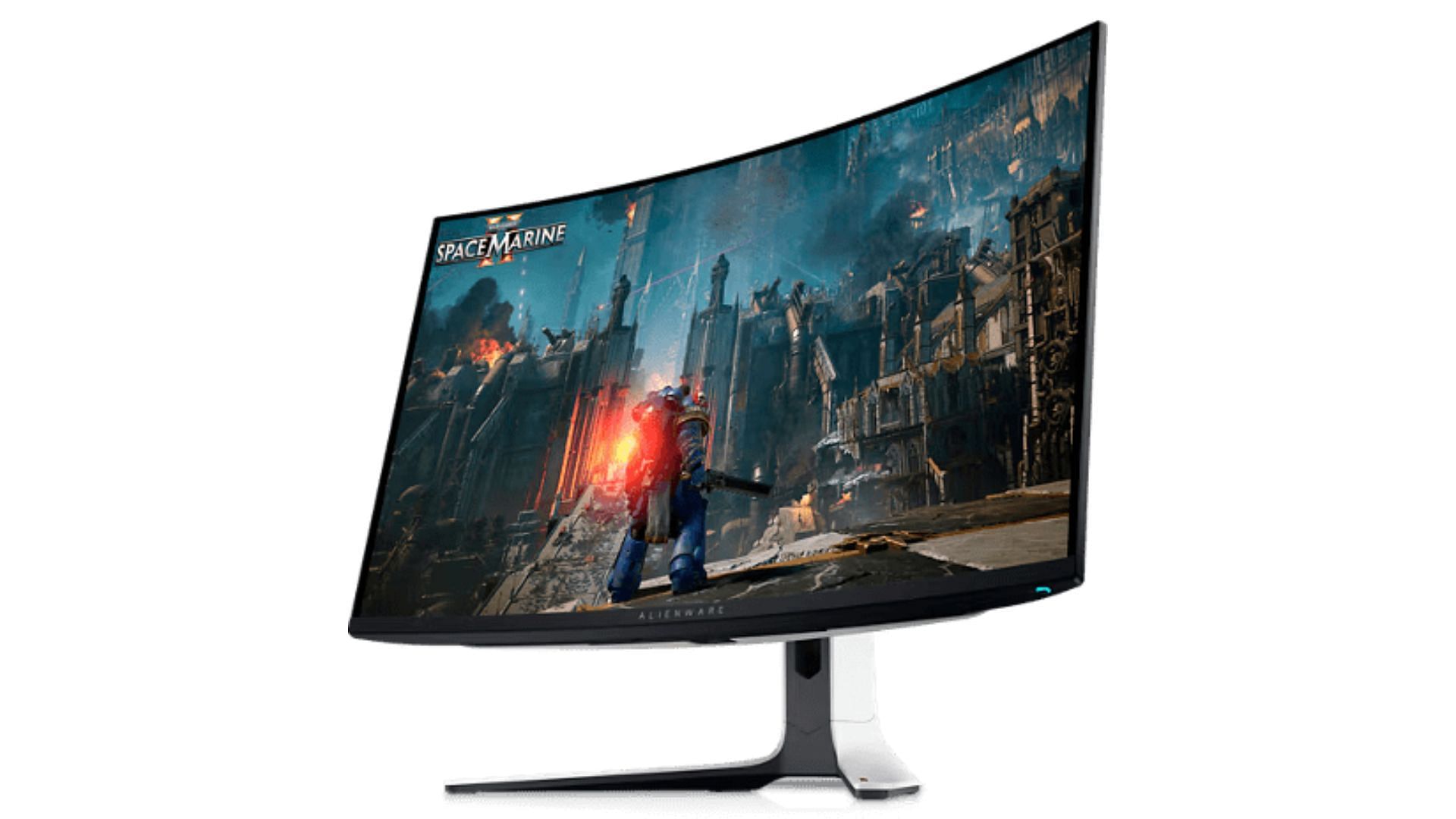 Alienware AW3225QF is the best curved 4K OLED gaming monitor (Image via Dell)