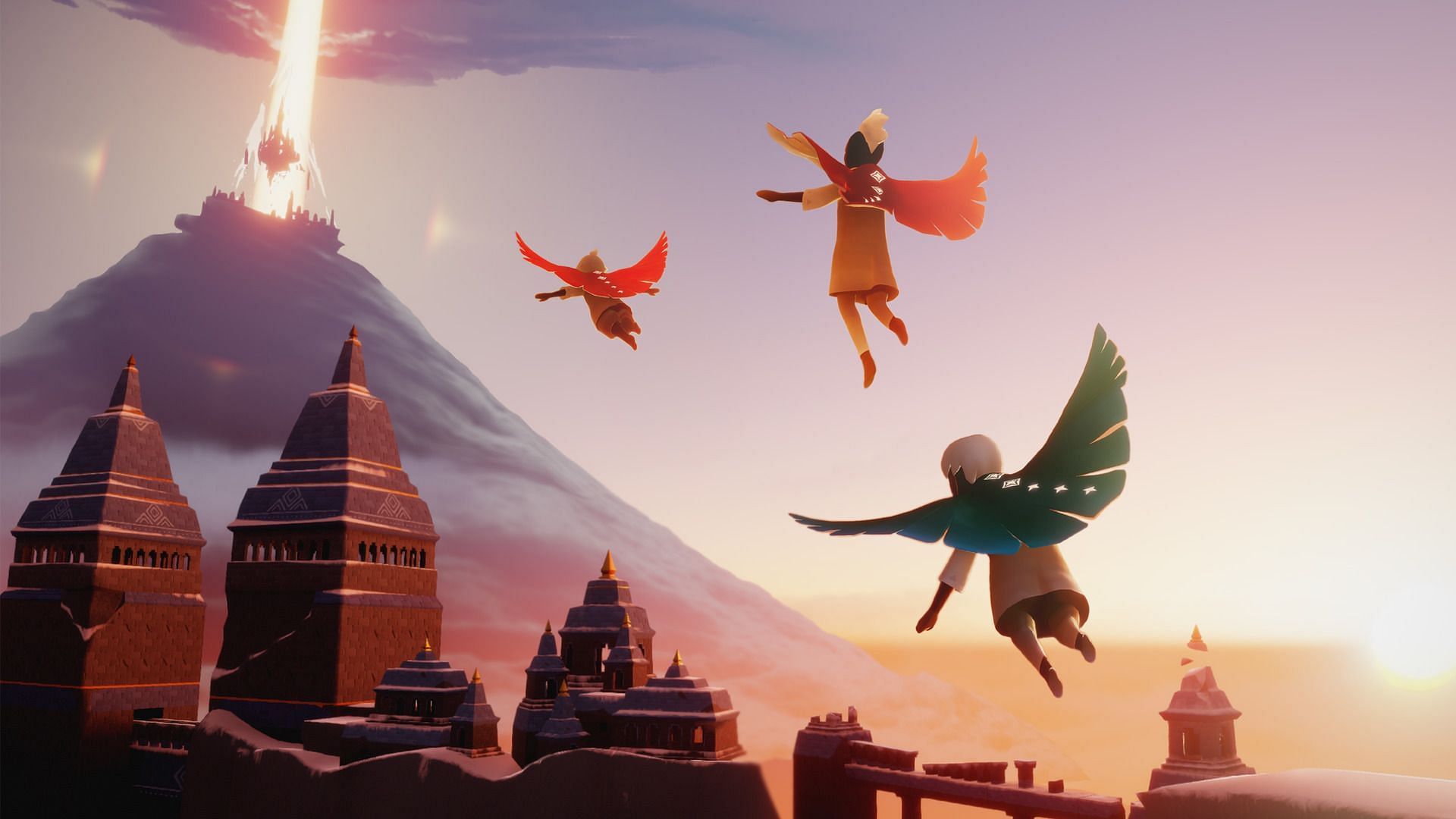 You can glide in Sky: Children of the Light (Image via thatgamecompany)