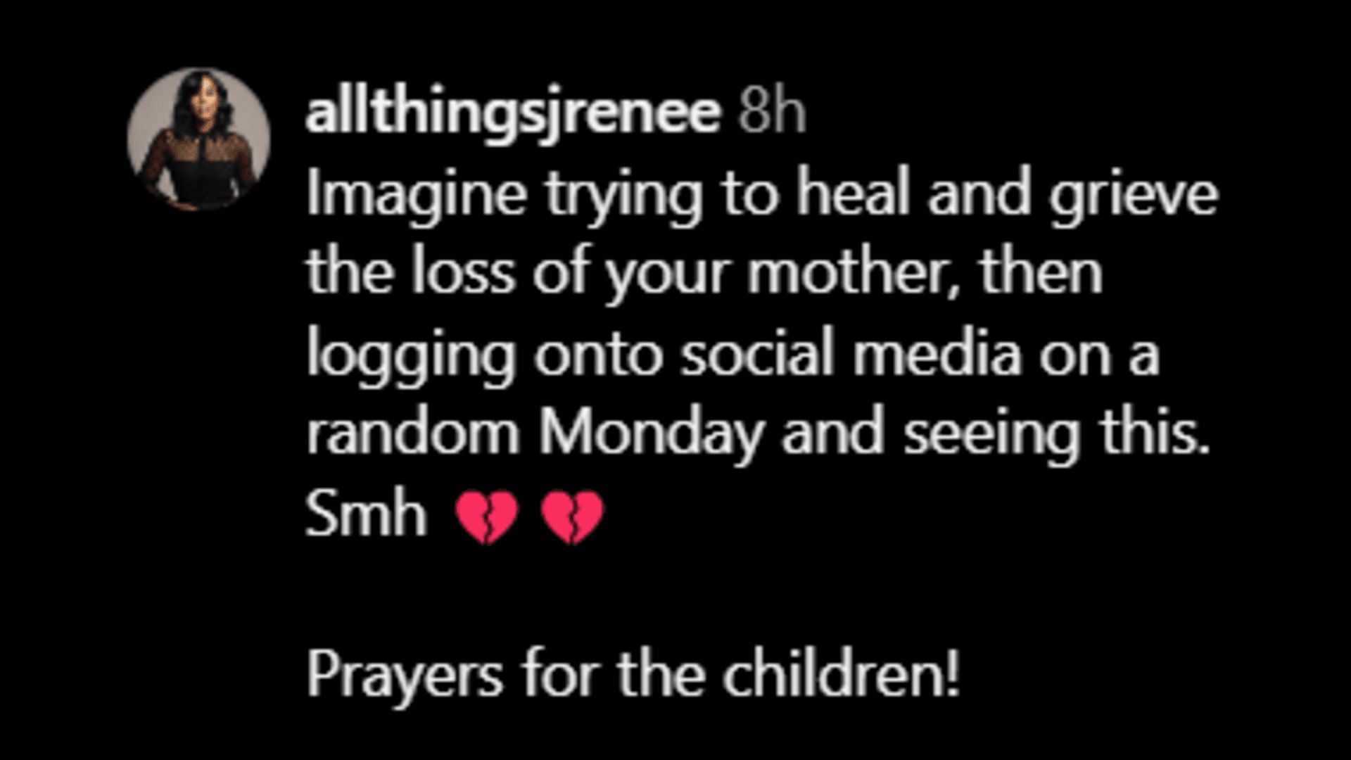 A netizen shower love and prayer for Diddy&#039;s kids. (Image via Instagram)