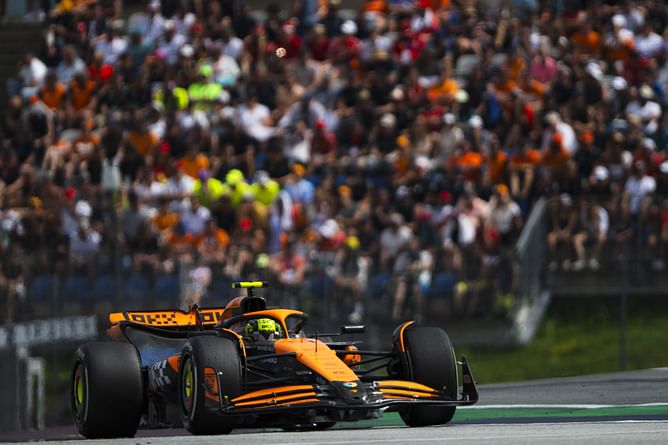 Lando Norris feels Mercedes 'just as quick as' McLaren at the F1 British GP