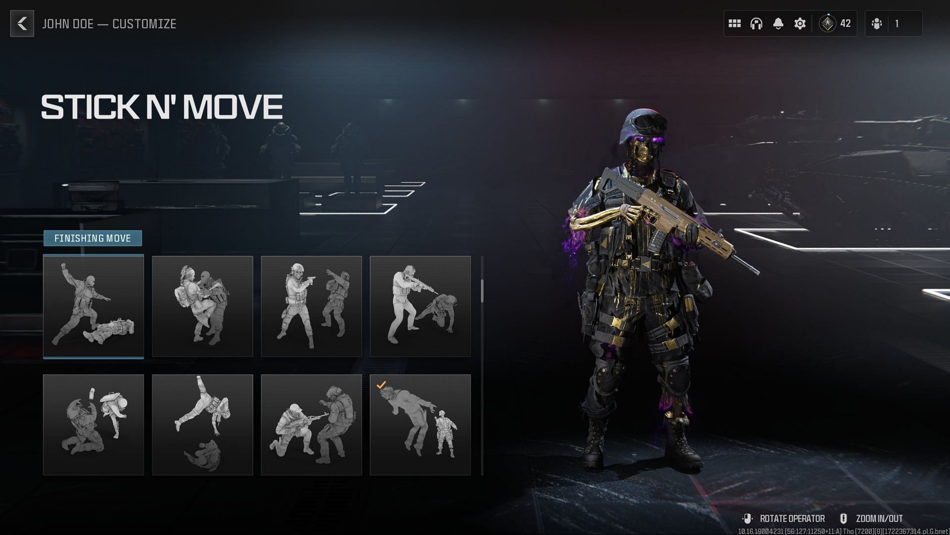 Finishing moves in Warzone and MW3 (Image via Activision)