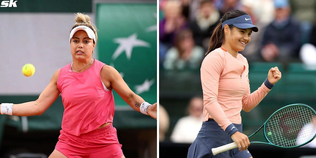 Renata Zarazua vs Emma Raducanu is one of the first-round matches at the 2024 Wimbledon. (Photos: Getty)