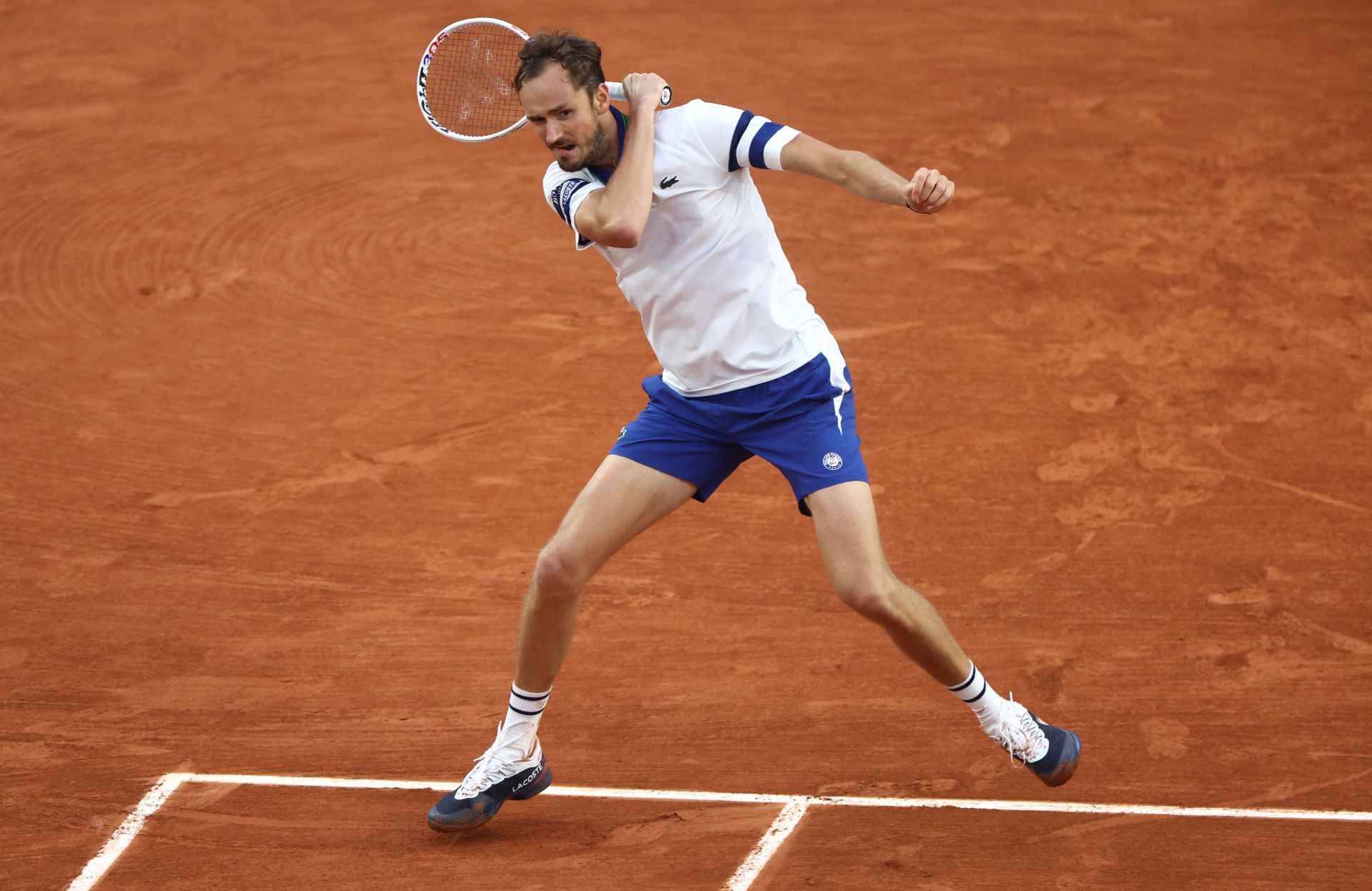 Daniil Medvedev at 2024 French Open - Day 7 - Getty Images