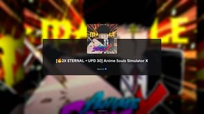 How to play Roblox Anime Souls Simulator X