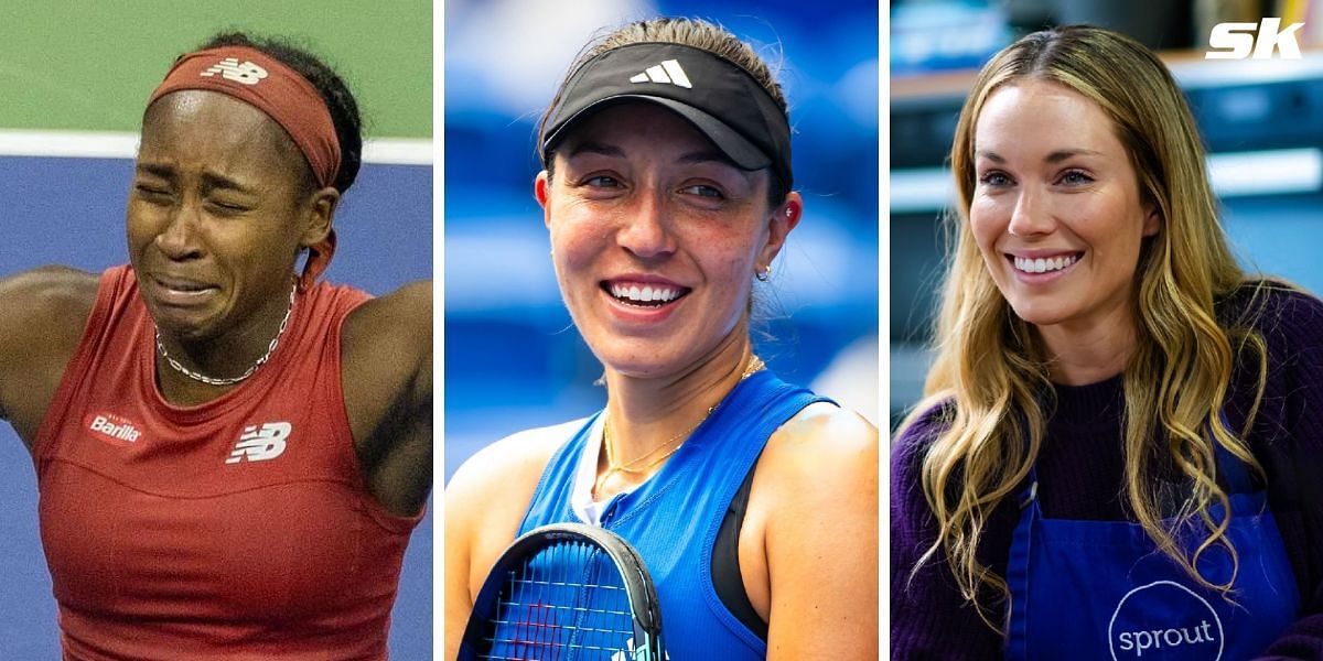 Coco Gauff (L), Jessica Pegula (C), Danielle Collins (R) (Source: Getty Images)