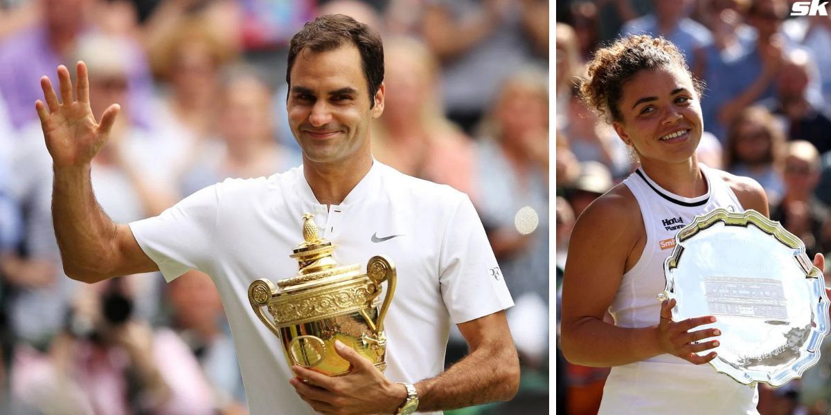 Jasmine Paolini recalled rooting for Roger Federer to win Wimbledon when she was growing up watching tennis (Source: Getty)