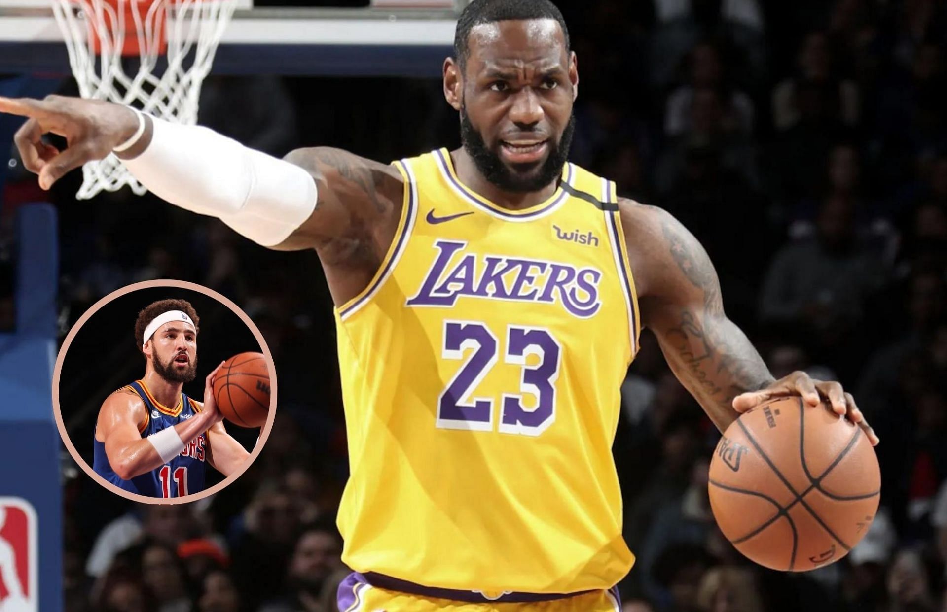 Lakers missing Klay Thompson signing in free agency gets reaction from LeBron James (Image Credit: LeBron James and Klay Thompson