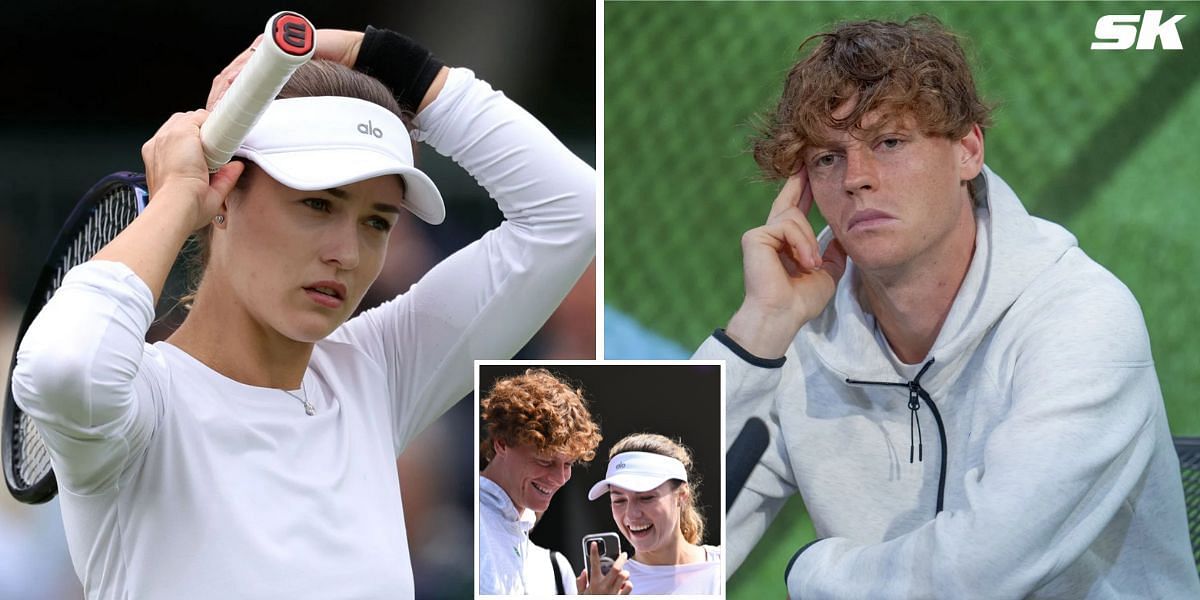 Disgusting; it's all disgusting" - Fans furious over implication that Jannik  Sinner's girlfriend Anna Kalinskaya was to blame for his Wimbledon loss