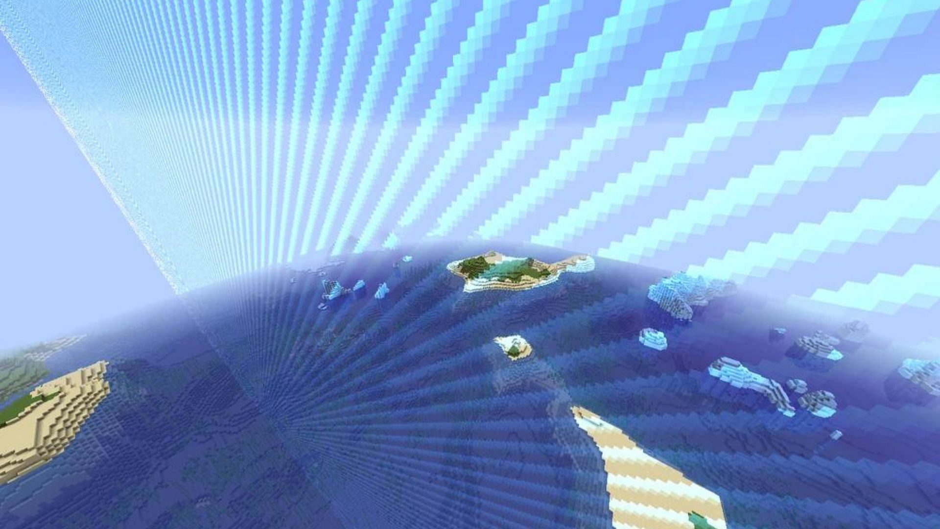 Reaching the world border in the game is quite easy (Image via Minecraft Fandom/Nixinova/Mojang Studios)