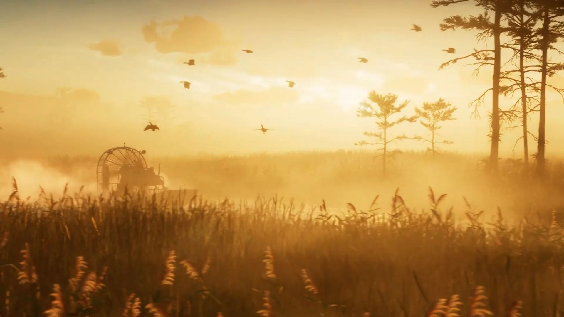 An airboat seen in the trailer (Image via Rockstar Games)