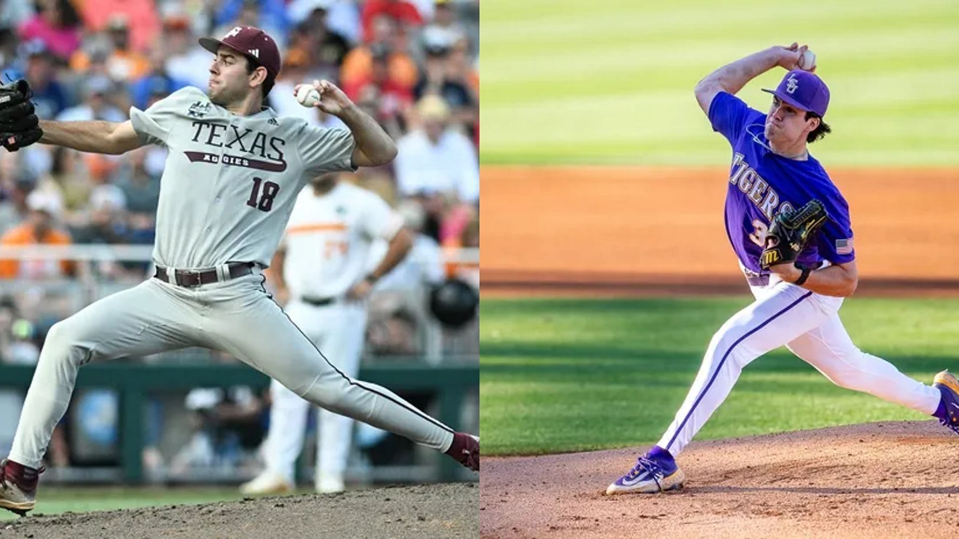 Ryan Prager and Luke Holman are most likely to be picked in the second round of the MLB Draft.