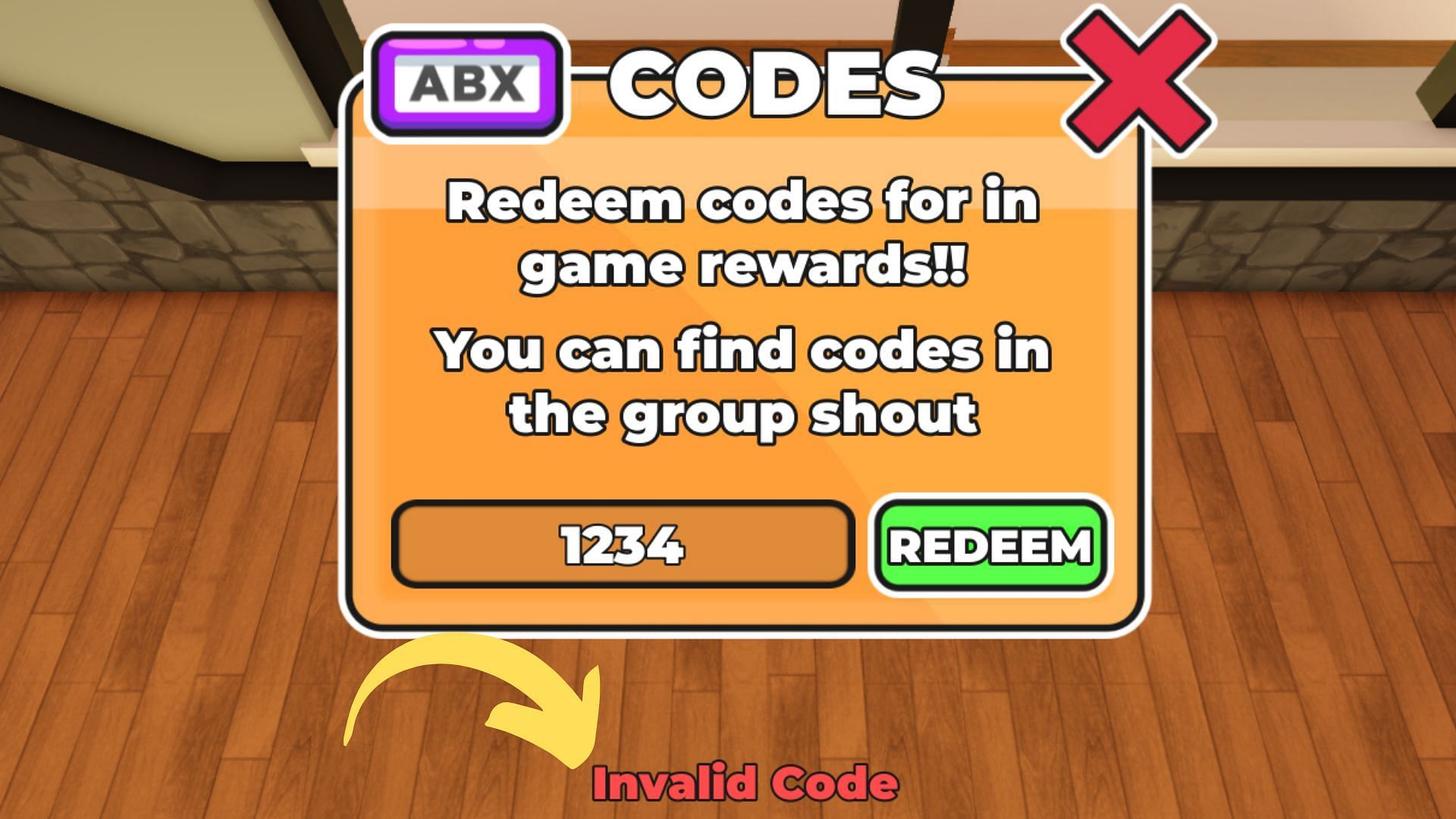 Coffee Shop Tycoon invalid code issue (Image via Roblox || Sportskeeda)