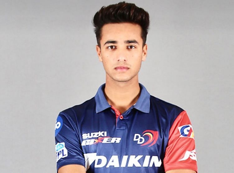 Abhishek Sharma in a photoshoot for the Delhi Daredevils (now Delhi Capitals) (Image Credits: Abhishek Sharma&#039;s Instagram)