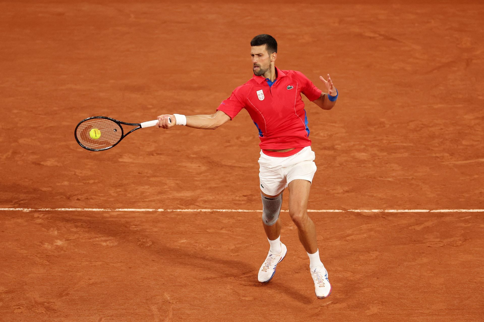 Novak Djokovic at the Olympic Games Paris 2024. (Image via Getty).