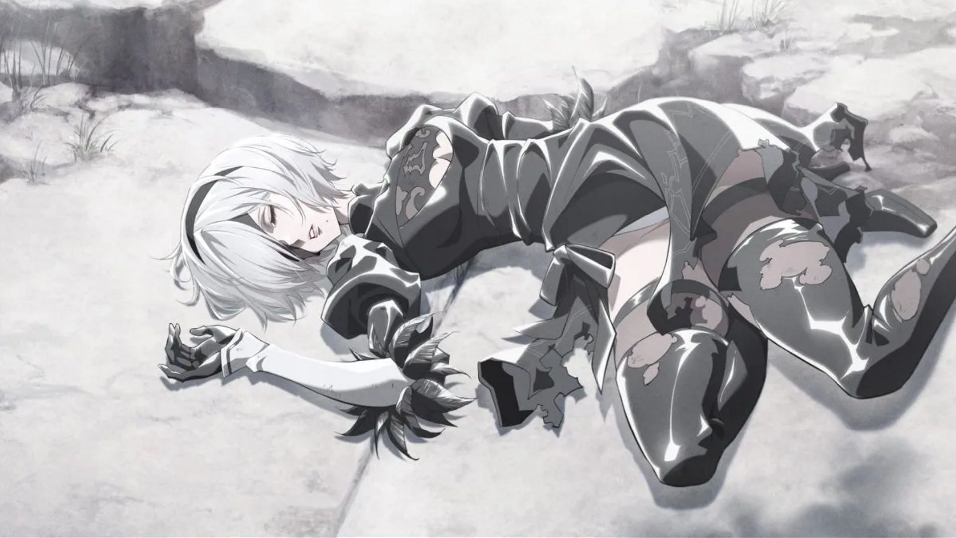 NieR: Automata Ver1.1a Part 2 complete release schedule (Image via Crunchyroll)