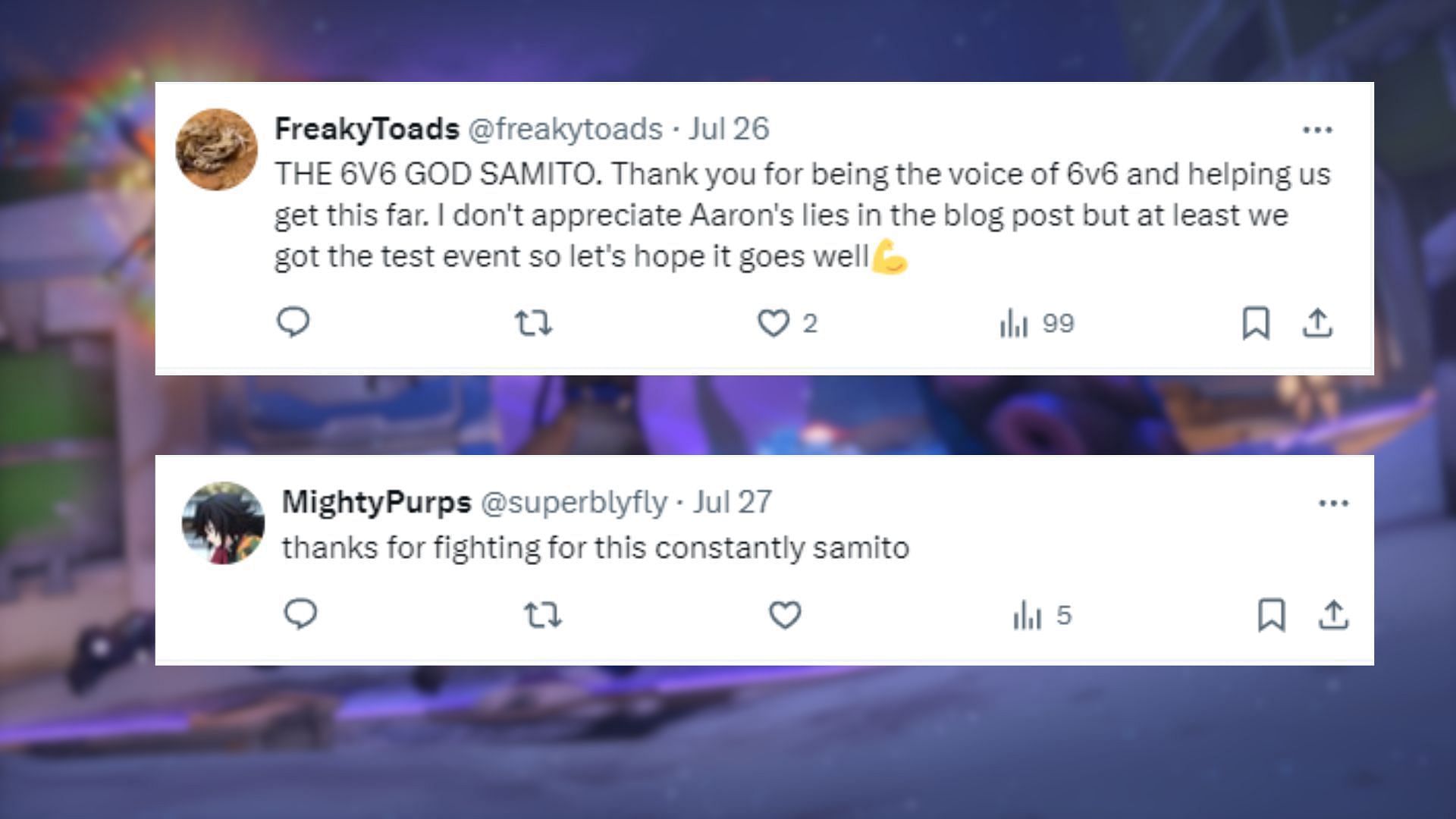 Positive comments praising Samito (Image via X)