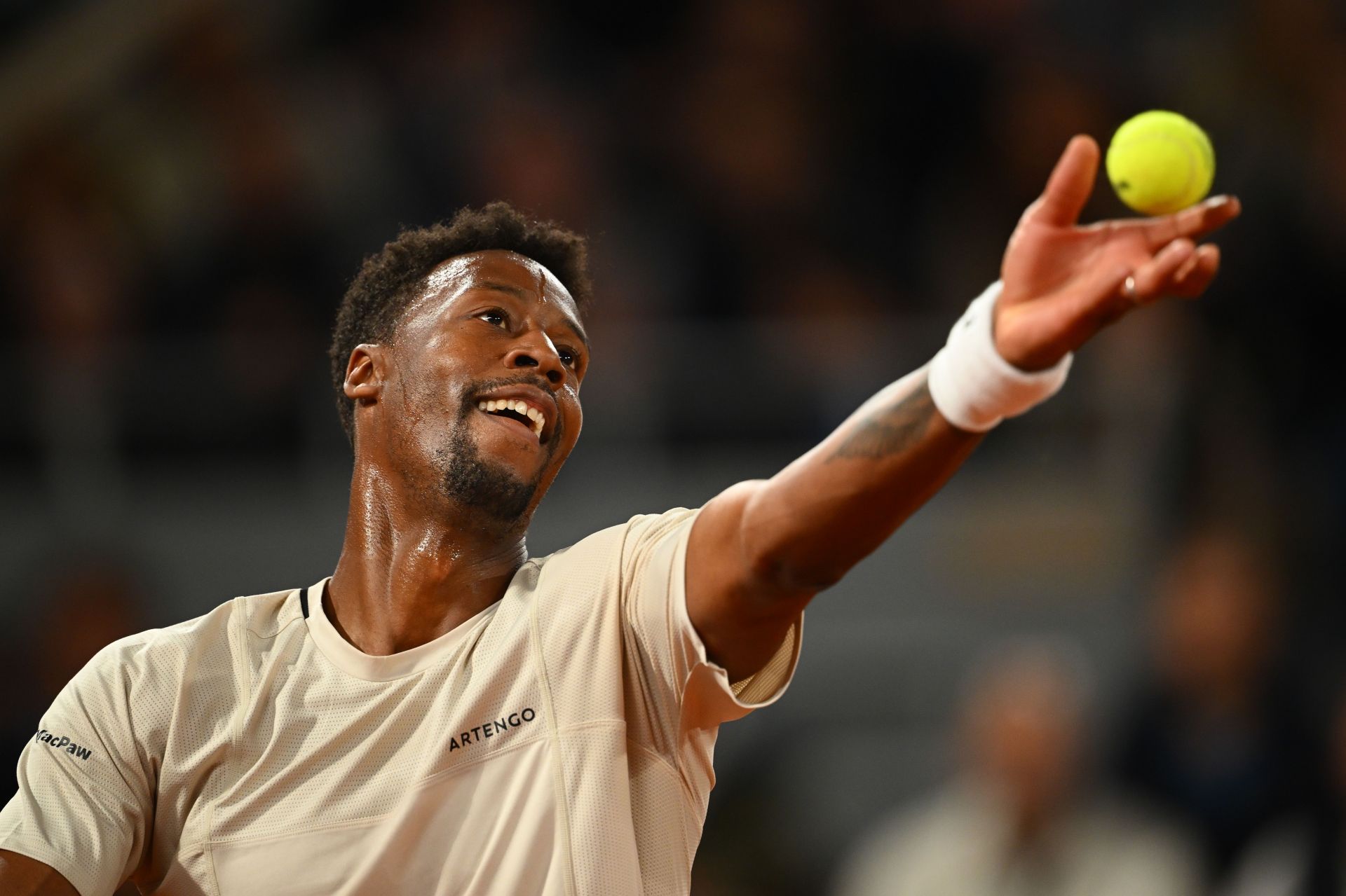 Gael Monfils at the 2024 French Open - Day 5