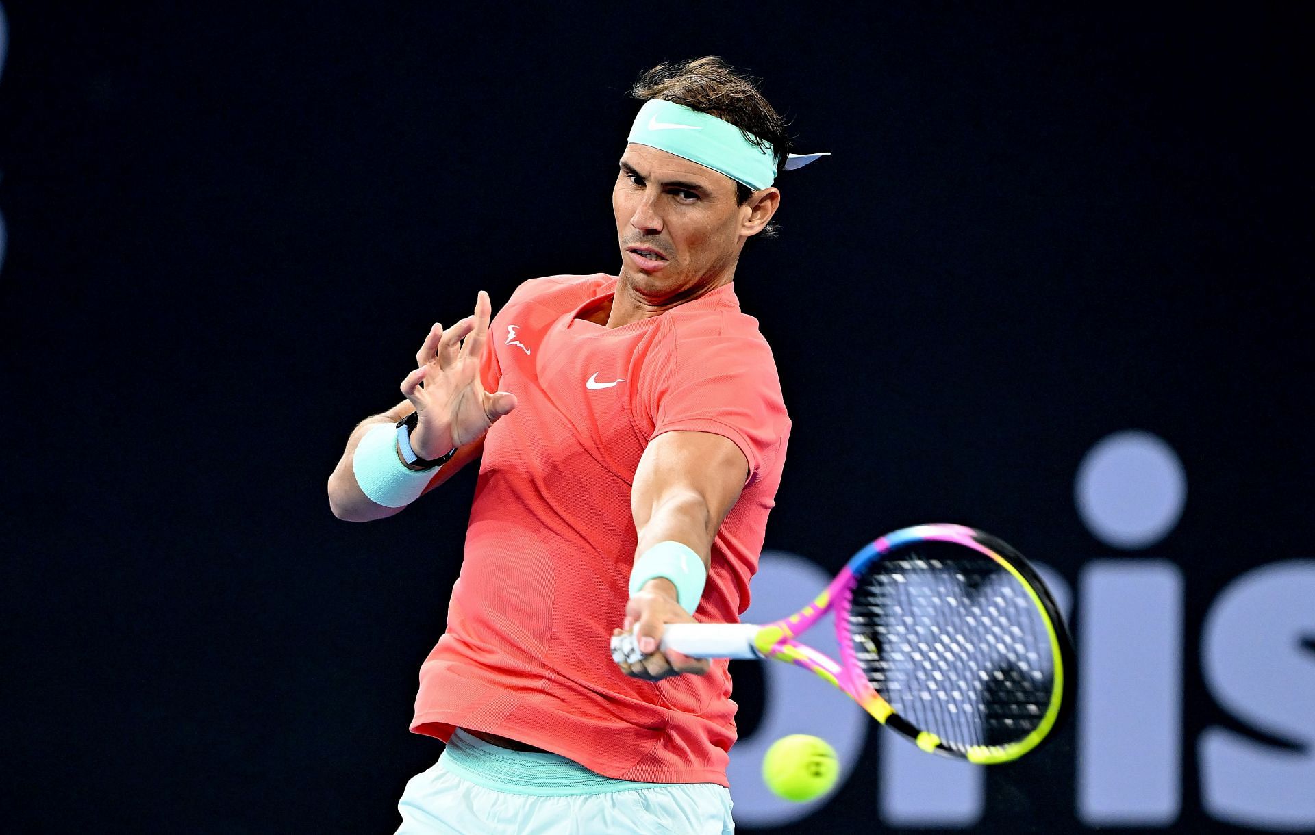 Rafael Nadal at the 2024 Brisbane International