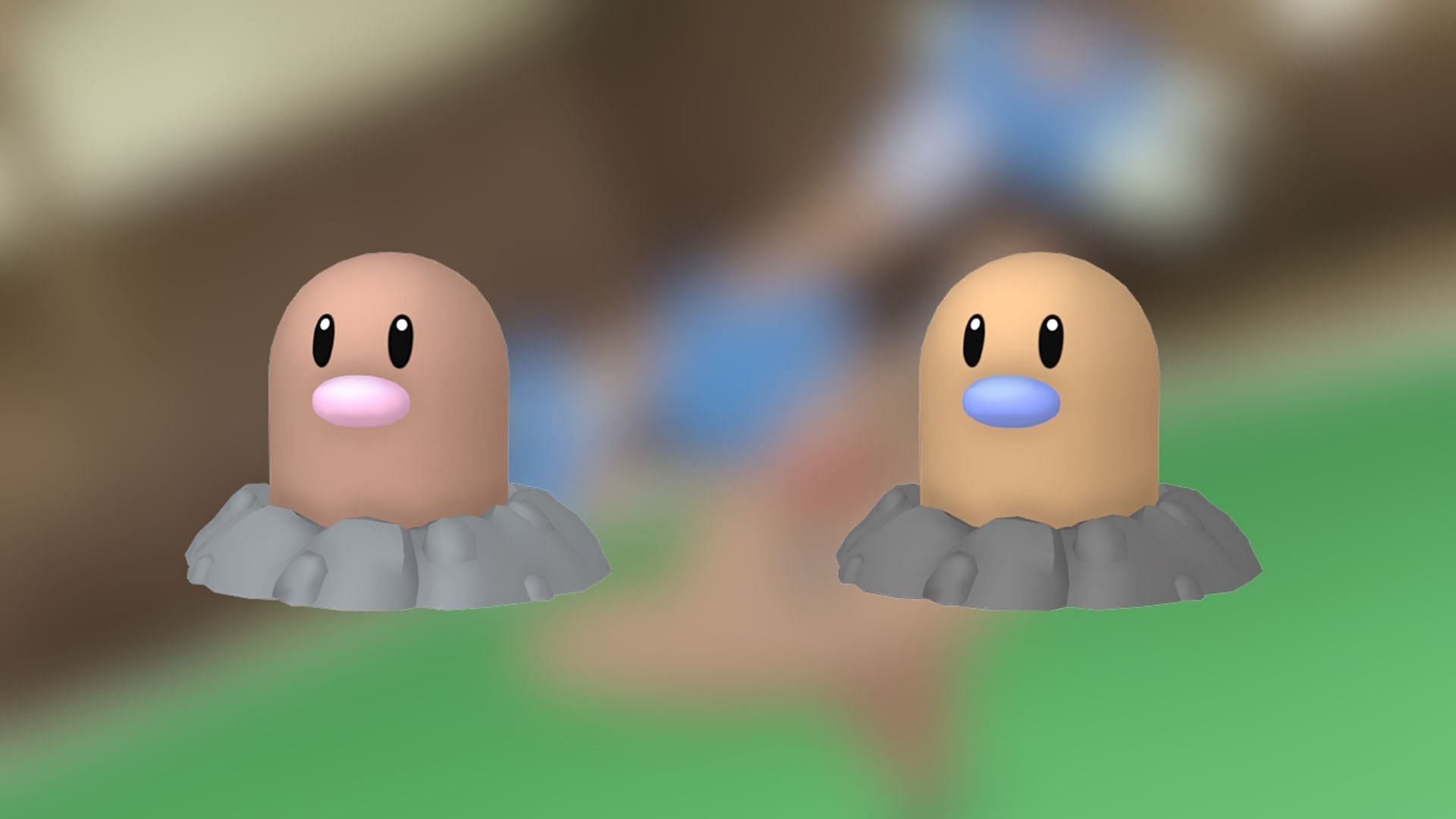 Diglett and Shiny Diglett (Image via The Pokemon Company)