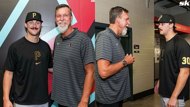 "The Big Unit meeting the big deal?" - Fans buzz as Pirates ace Paul Skenes meets pitching legend Randy Johnson