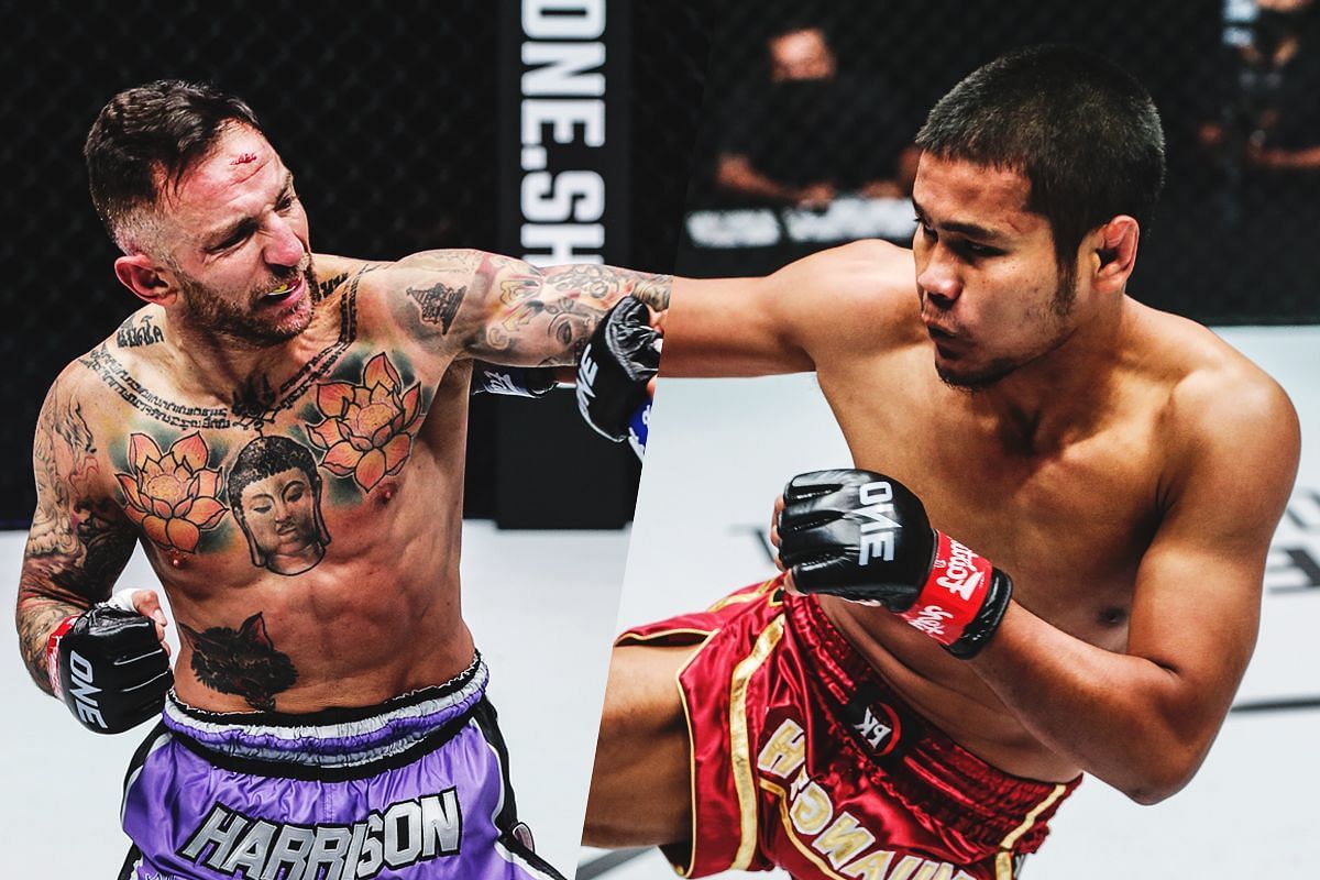 Liam Harrison (left) and Muangthai (right) | Image credit: ONE Championship