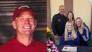 PHOTO: Alabama HC Kalen DeBoer's daughter Alexis DeBoer enjoys her time at Washington softball camp