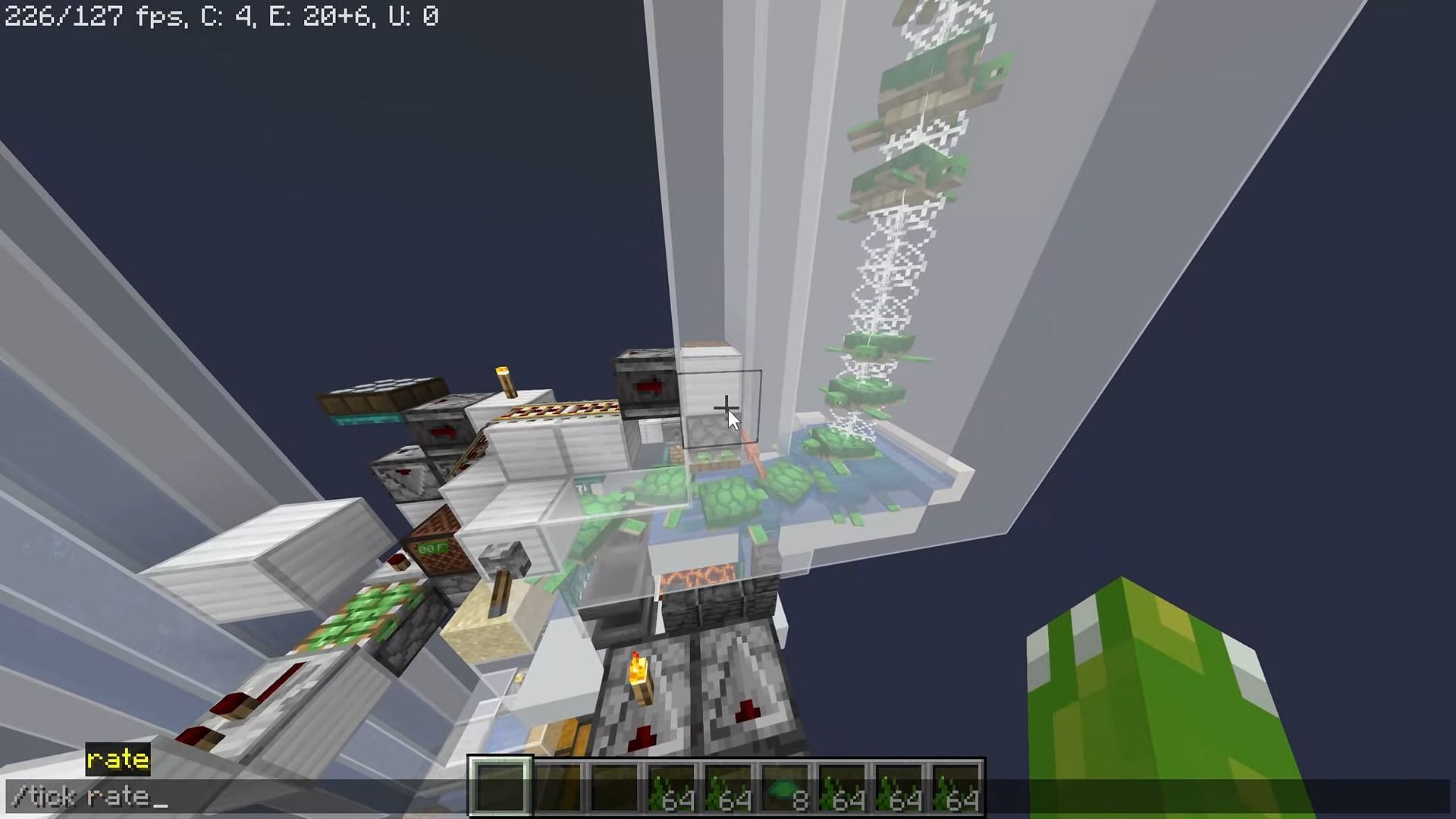 There are better ways to get bowls in Minecraft than electrocuting turtle mobs (Image via Ncolyer/YouTube)