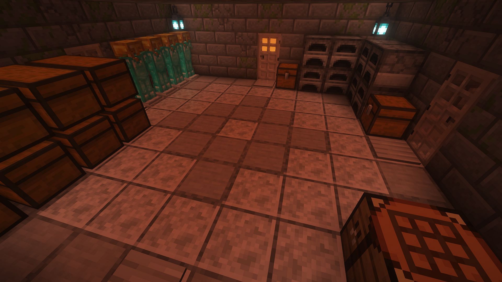 An example of a main Nether base room (Image via Mojang)