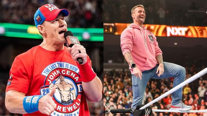 John Cena reunited with CM Punk backstage at WWE Money in the Bank