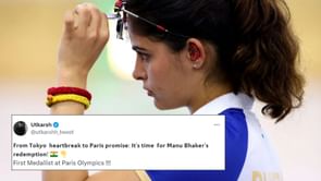 "From Tokyo heartbreak to Paris promise" - Fans hail Manu Bhaker as she becomes the first female Indian shooter to bag an Olympic medal