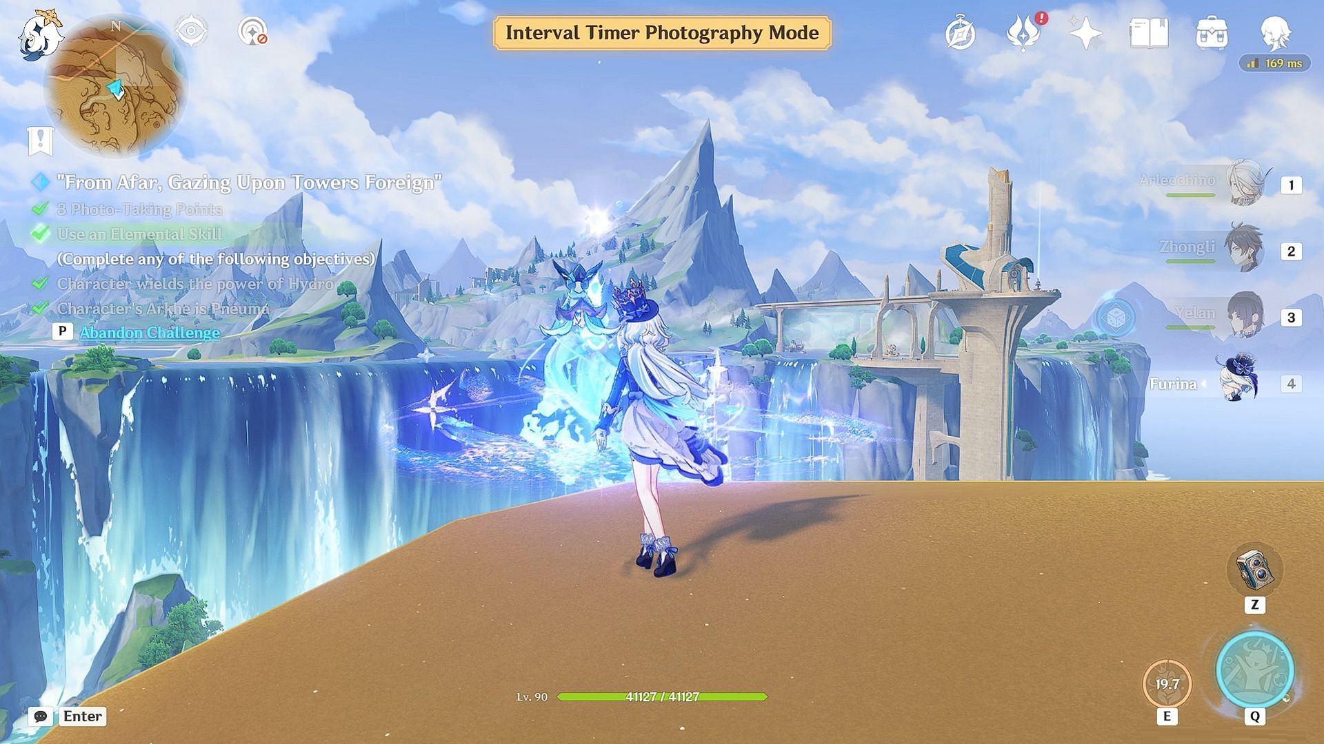 Use Elemental Skill and take the photo (Image via HoYoverse)