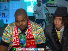 Kick streamer Shnaggyhose destroys Konvy’s setup after going bald live on stream