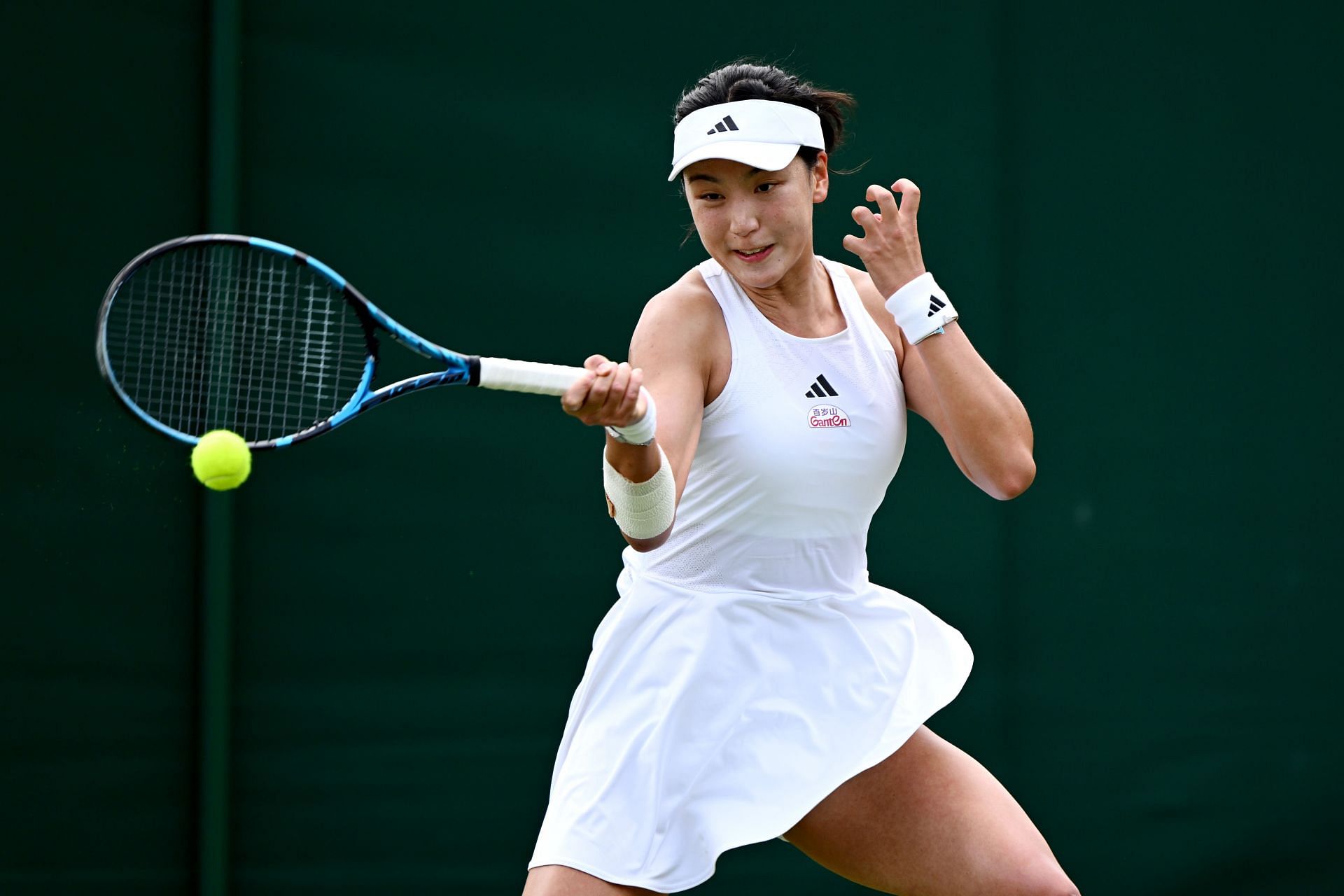 Wang Xinyu ousted Jessica Pegula in her last match. (Source: GETTY)